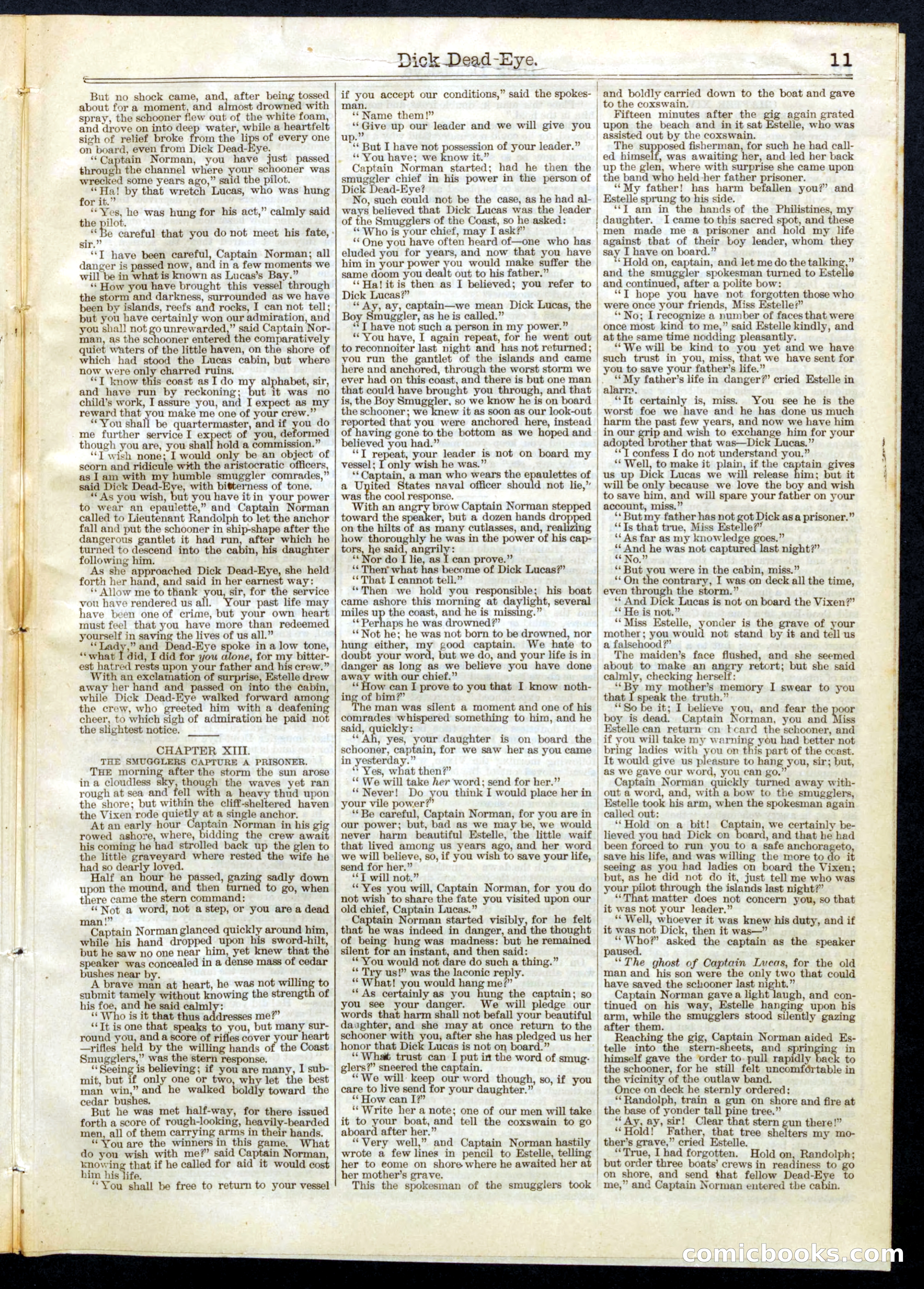 Beadle's Half Dime Library No. 102 — page 11 of 16