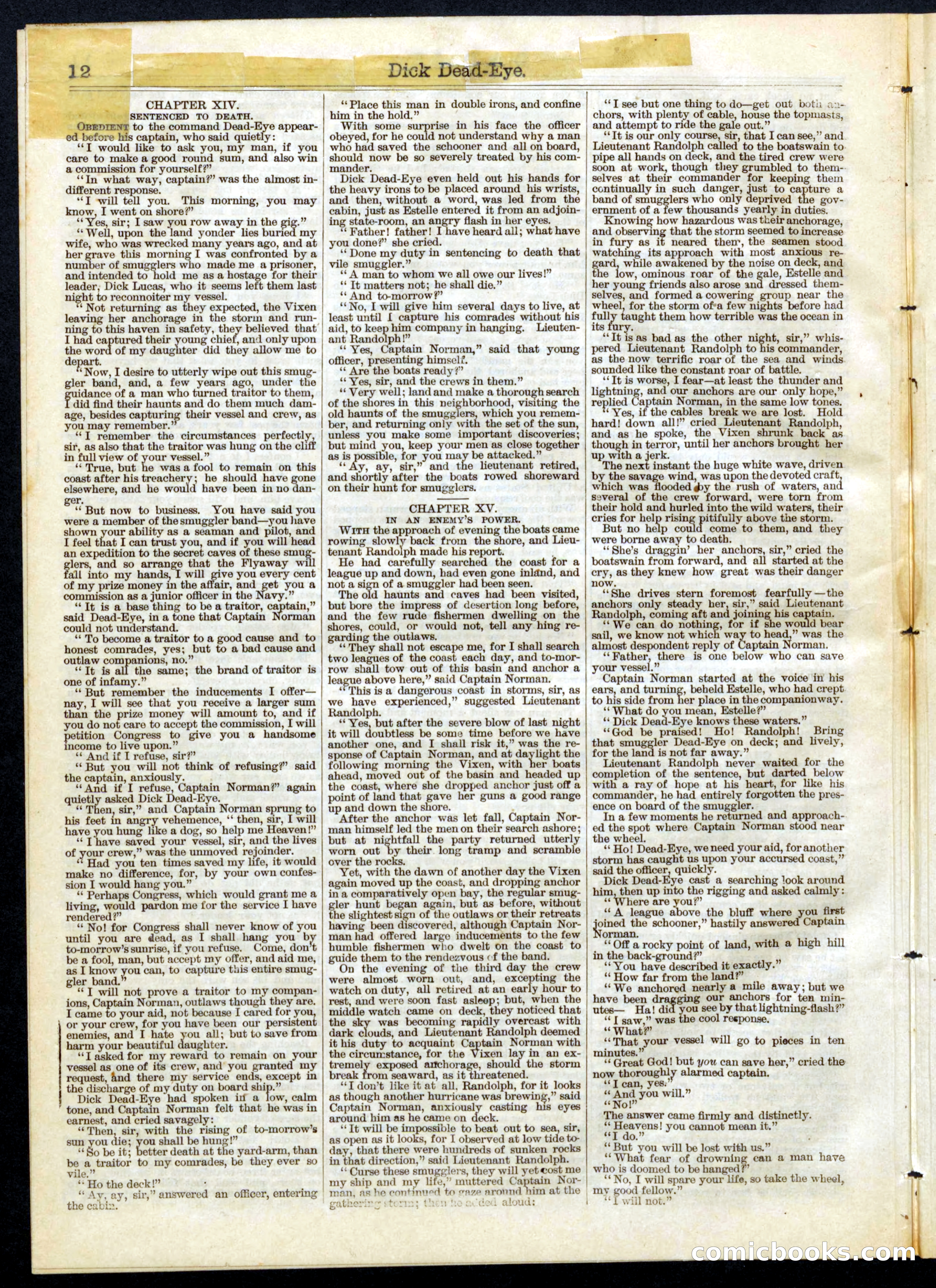 Beadle's Half Dime Library No. 102 — page 12 of 16