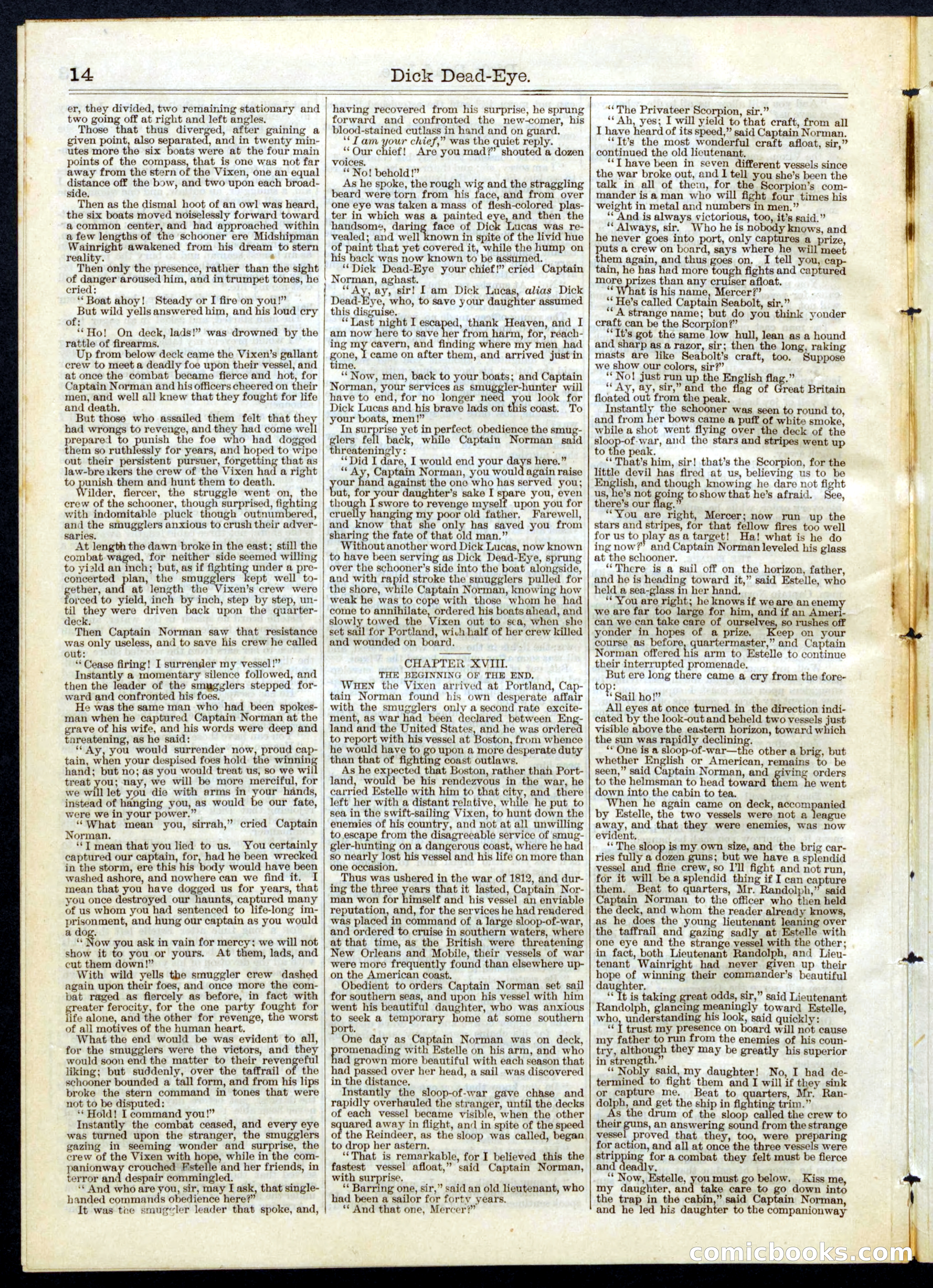 Beadle's Half Dime Library No. 102 — page 14 of 16