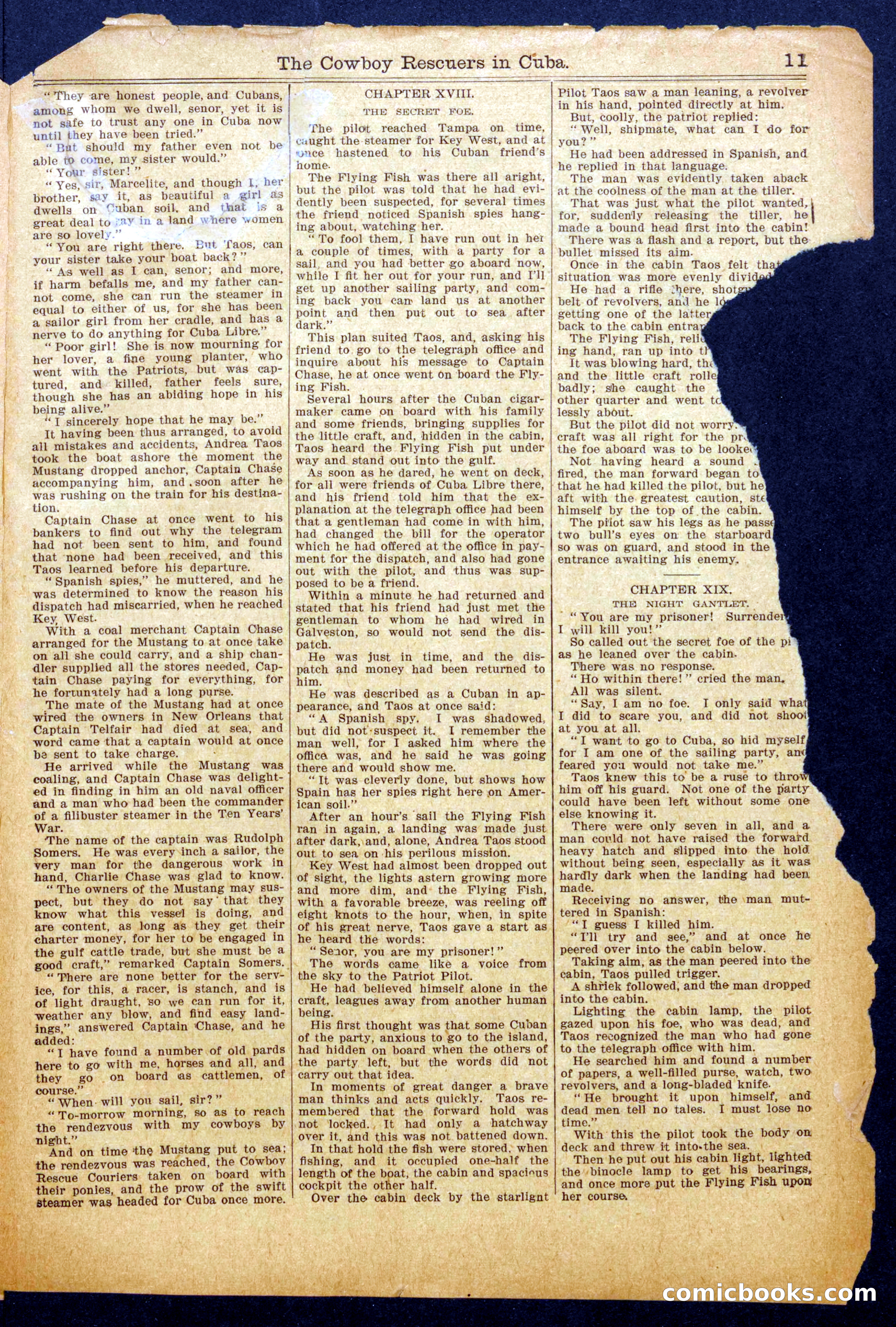 Beadle's Half Dime Library No. 1027 — page 11 of 16