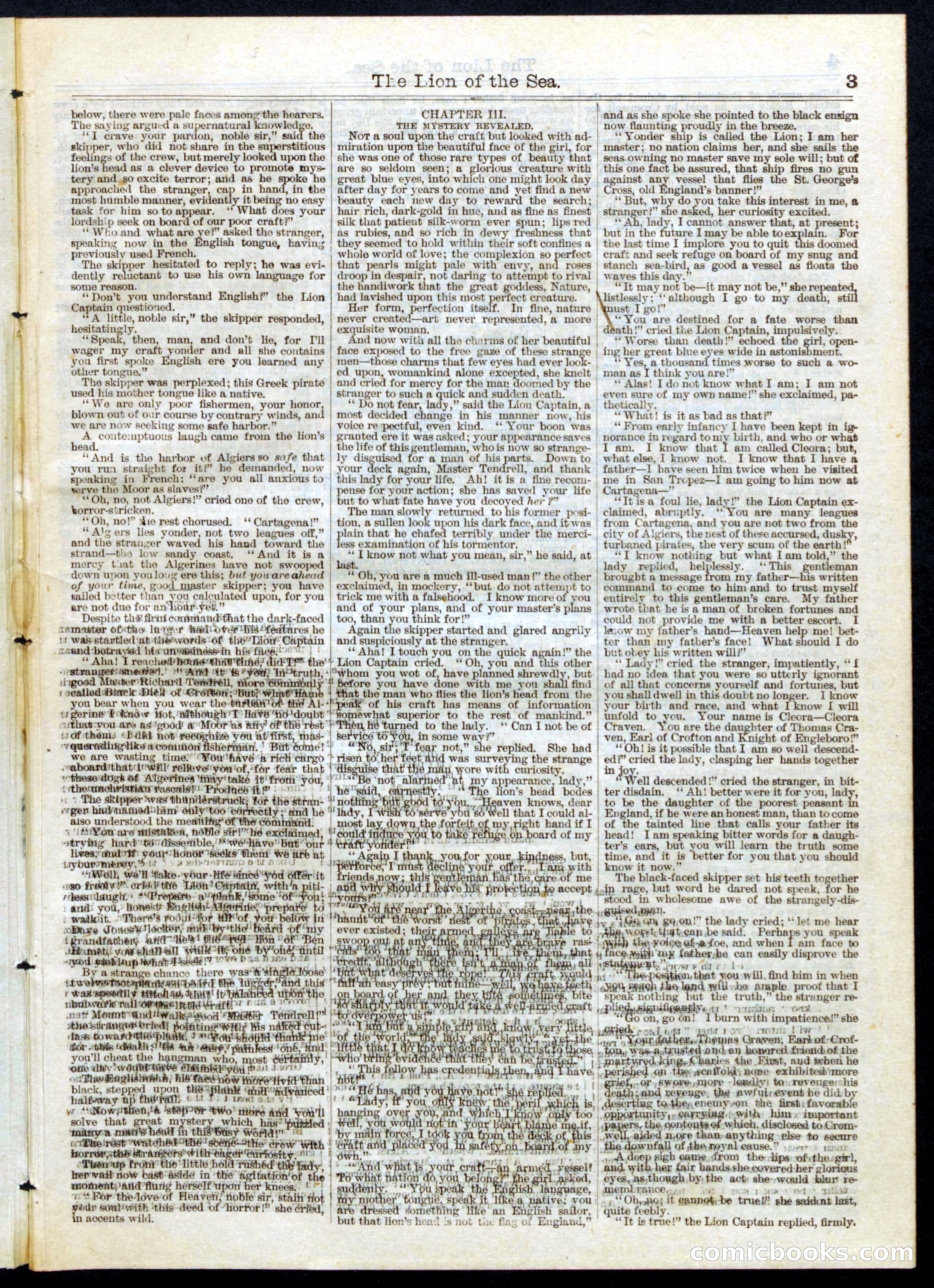 Beadle's Half Dime Library, No. 103 — page 3 of 20
