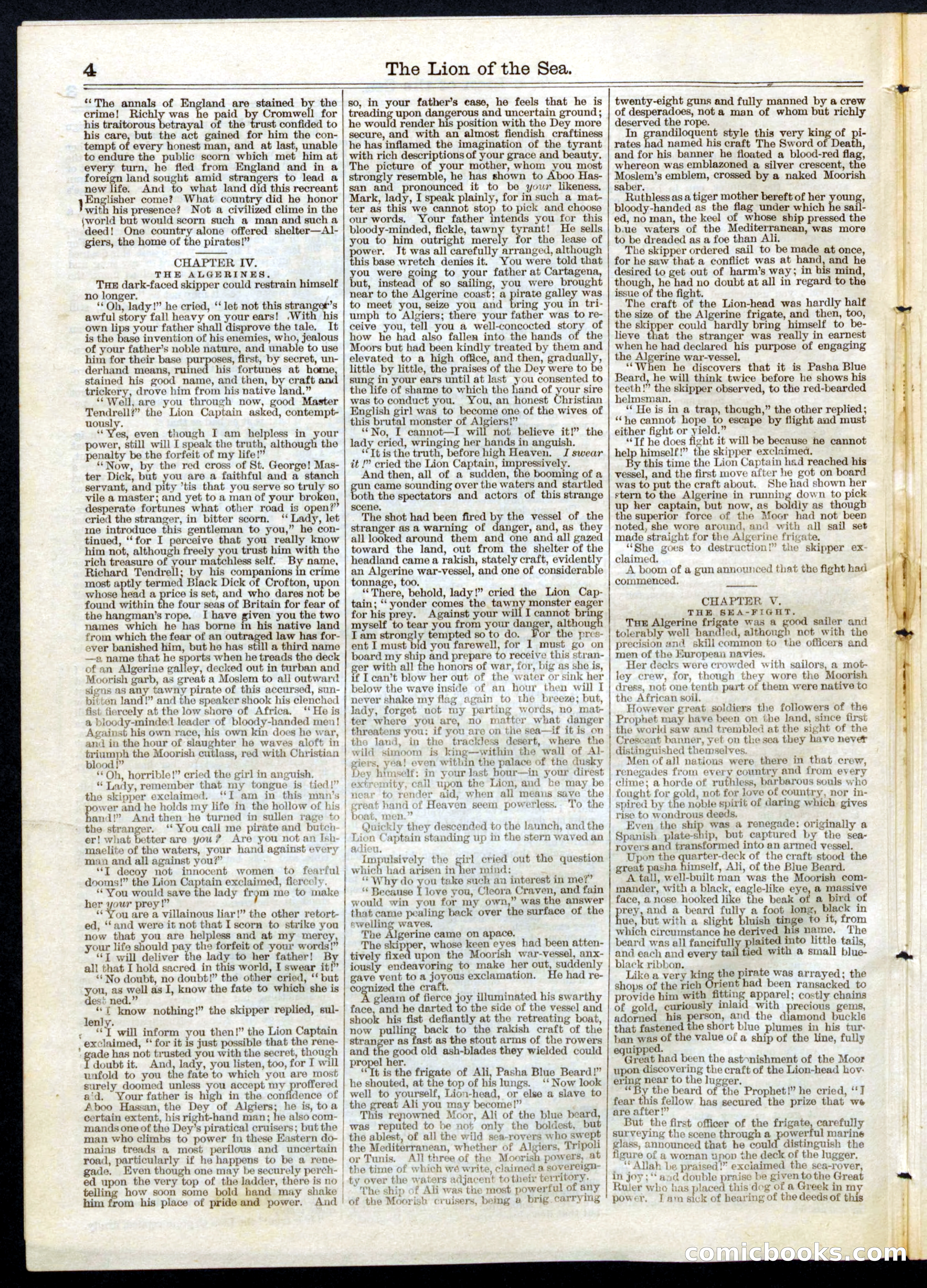 Beadle's Half Dime Library, No. 103 — page 4 of 20