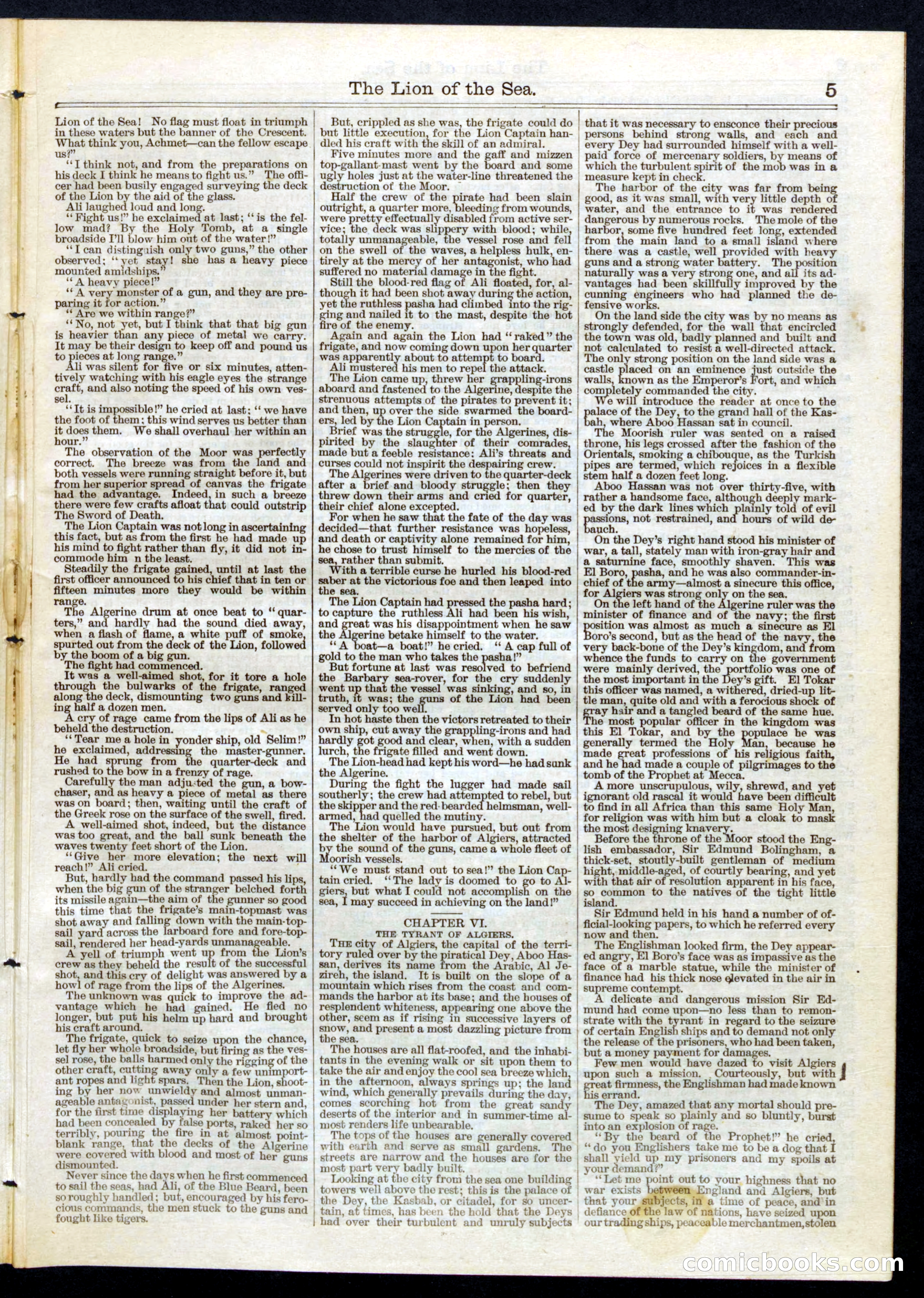 Beadle's Half Dime Library, No. 103 — page 5 of 20