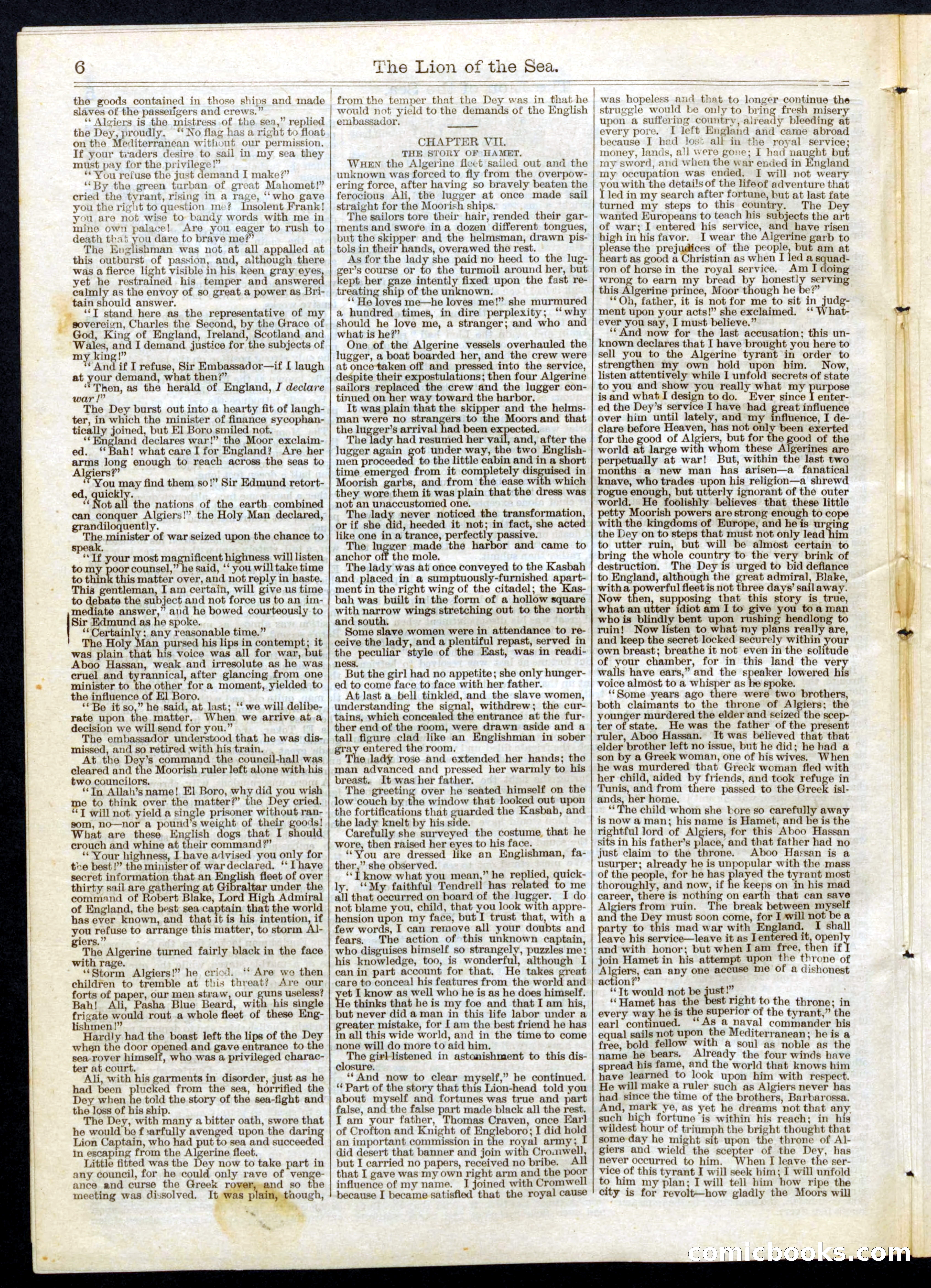 Beadle's Half Dime Library, No. 103 — page 6 of 20