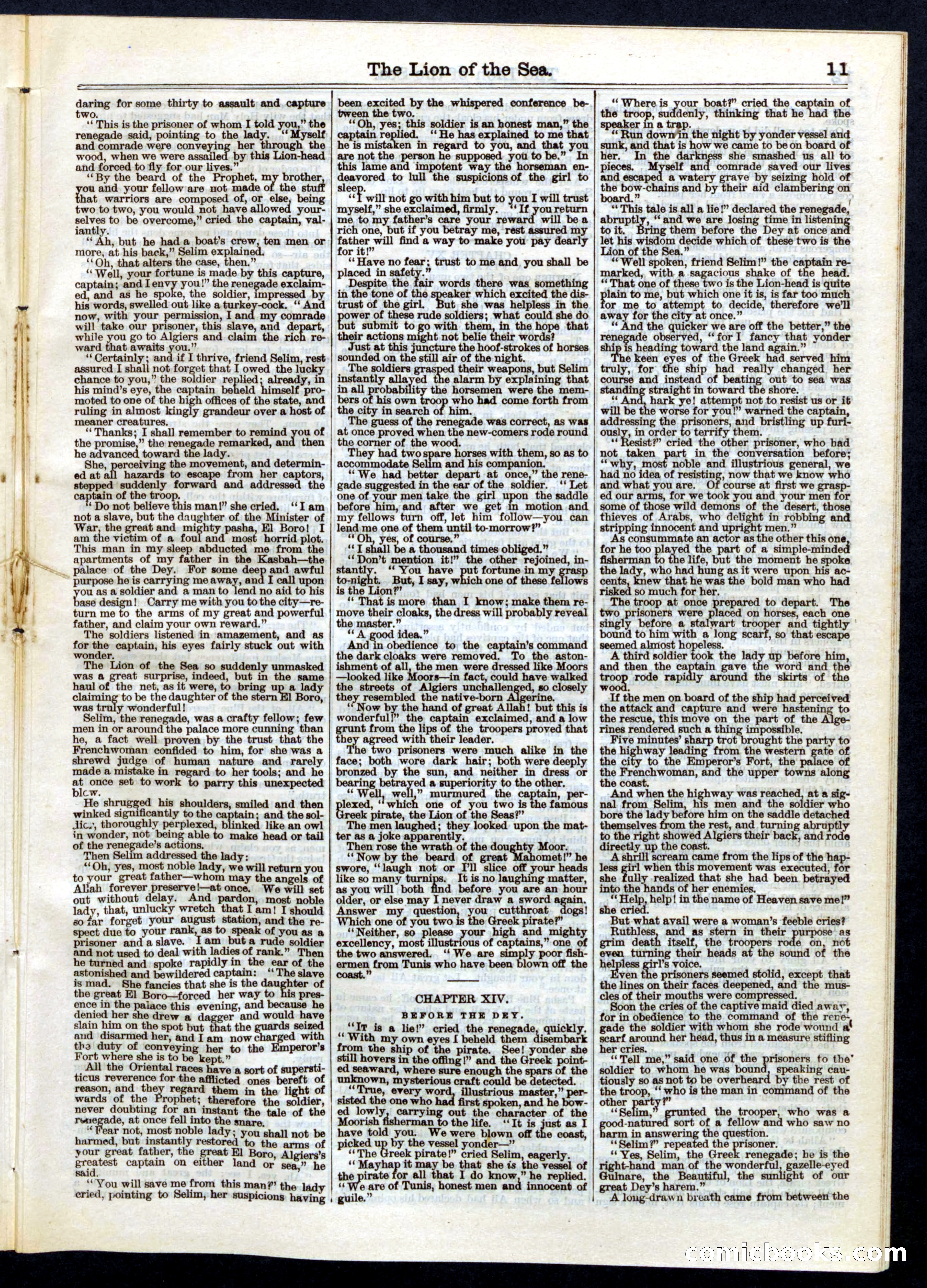 Beadle's Half Dime Library, No. 103 — page 11 of 20
