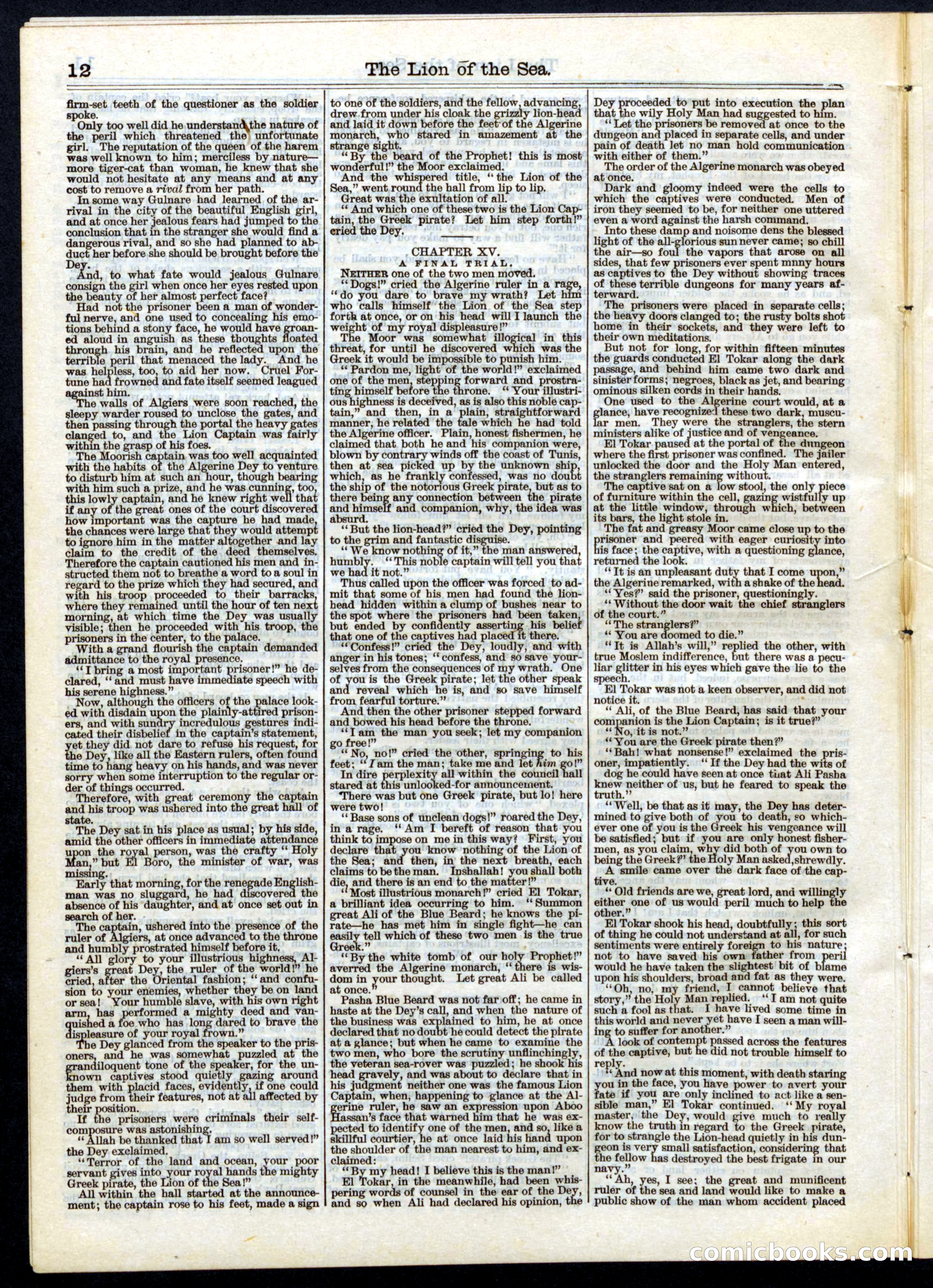 Beadle's Half Dime Library, No. 103 — page 12 of 20