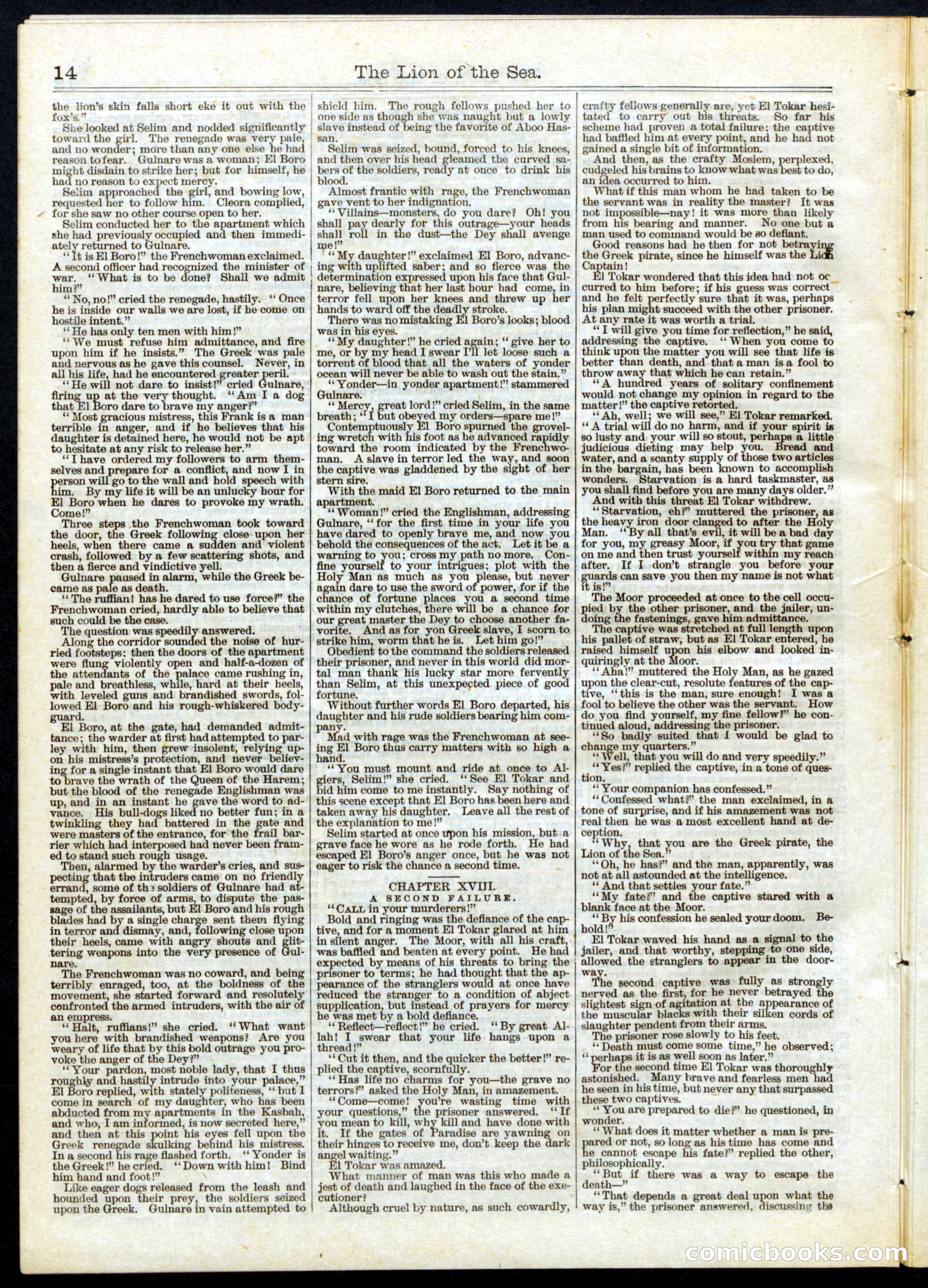 Beadle's Half Dime Library, No. 103 — page 14 of 20