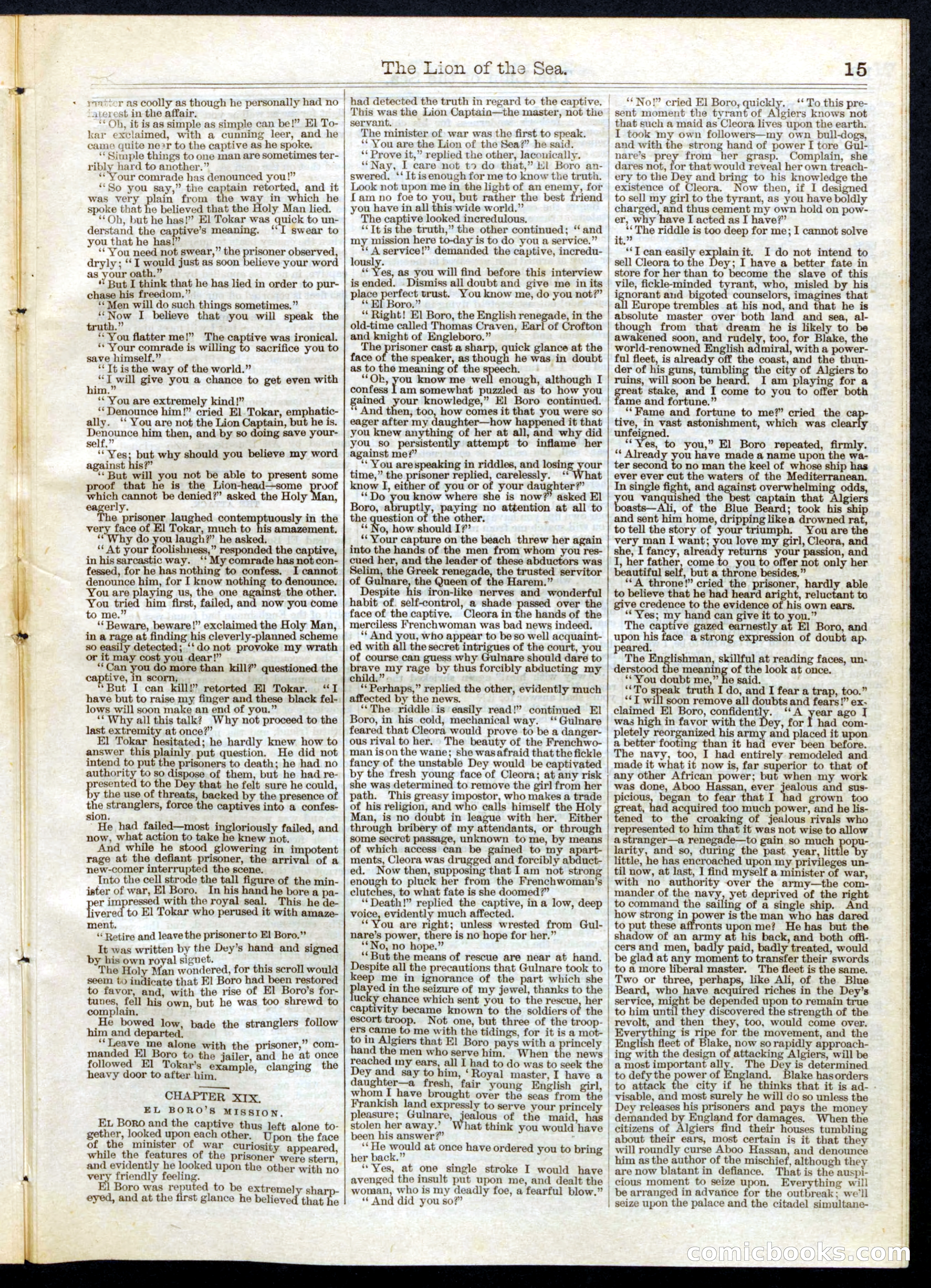 Beadle's Half Dime Library, No. 103 — page 15 of 20
