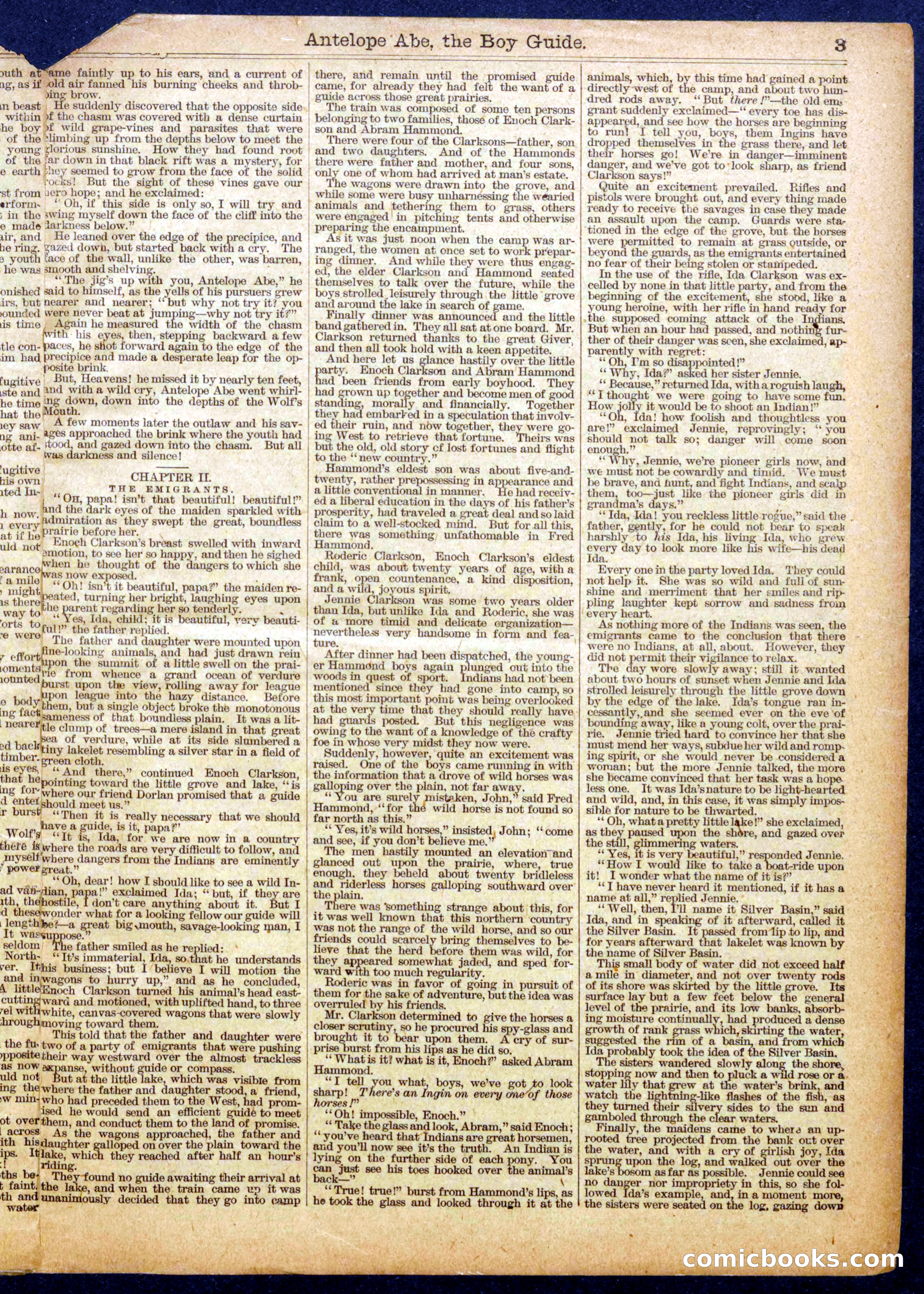 Beadle's Half Dime Library No. 1035 — page 3 of 16