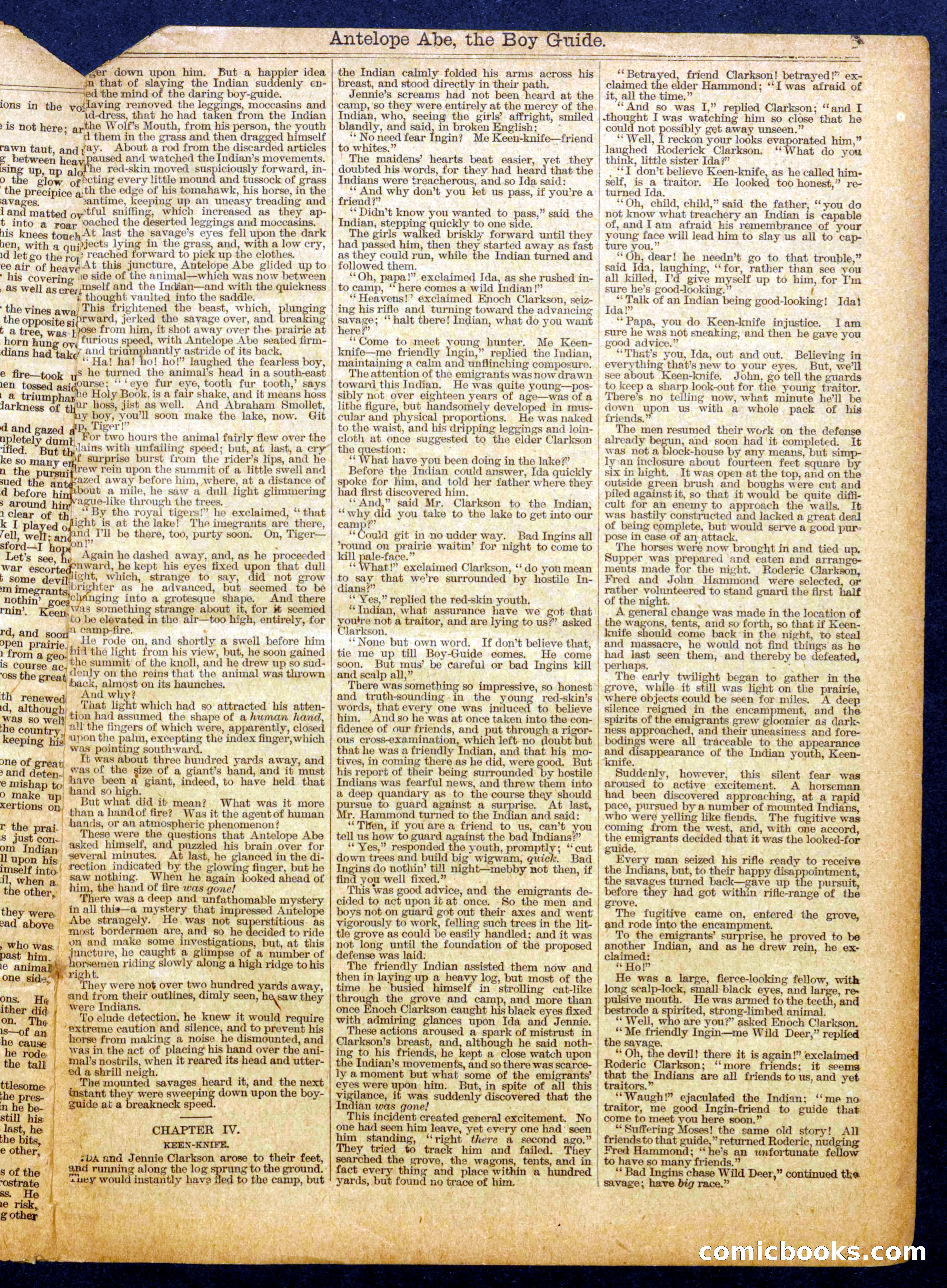 Beadle's Half Dime Library No. 1035 — page 5 of 16