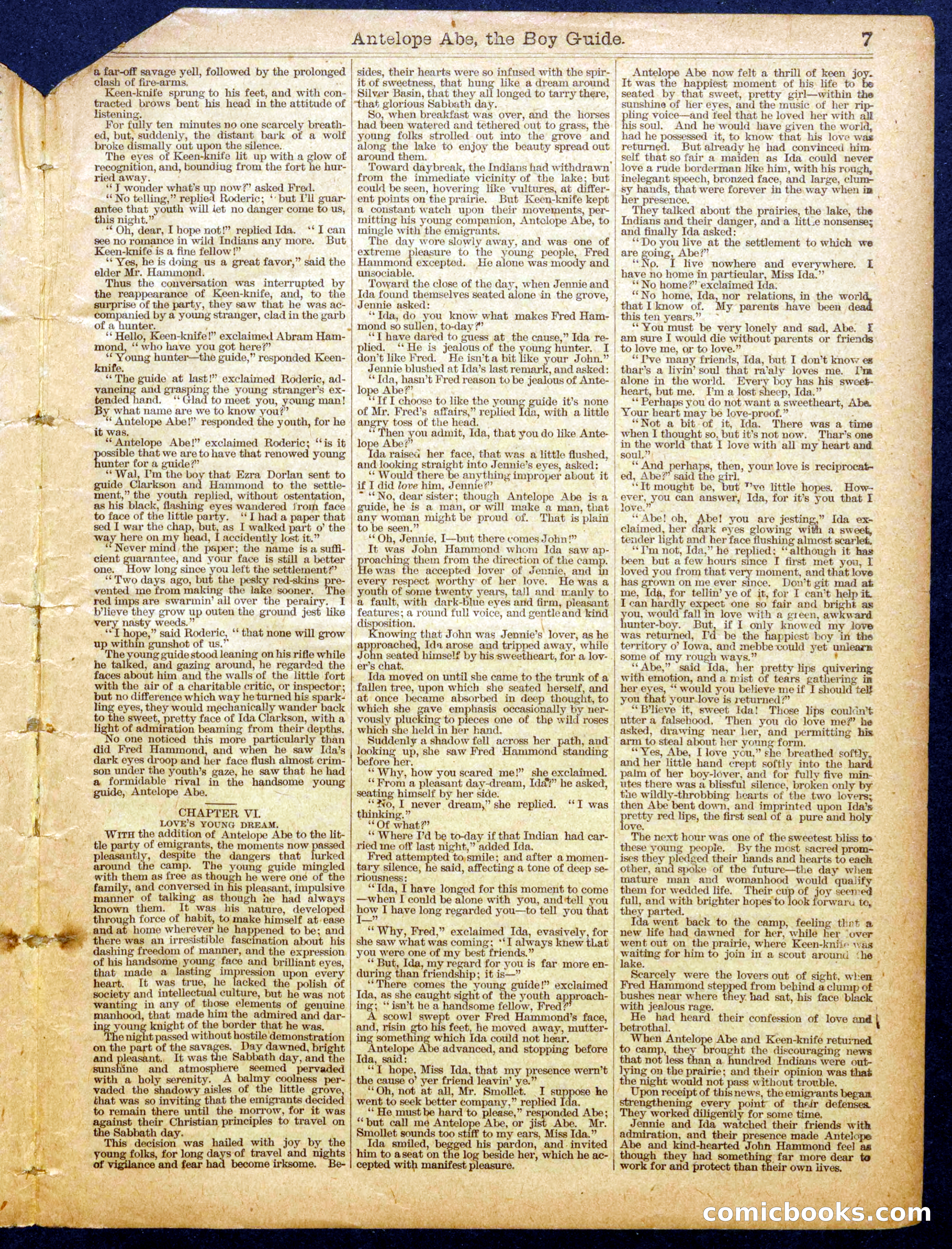 Beadle's Half Dime Library No. 1035 — page 7 of 16