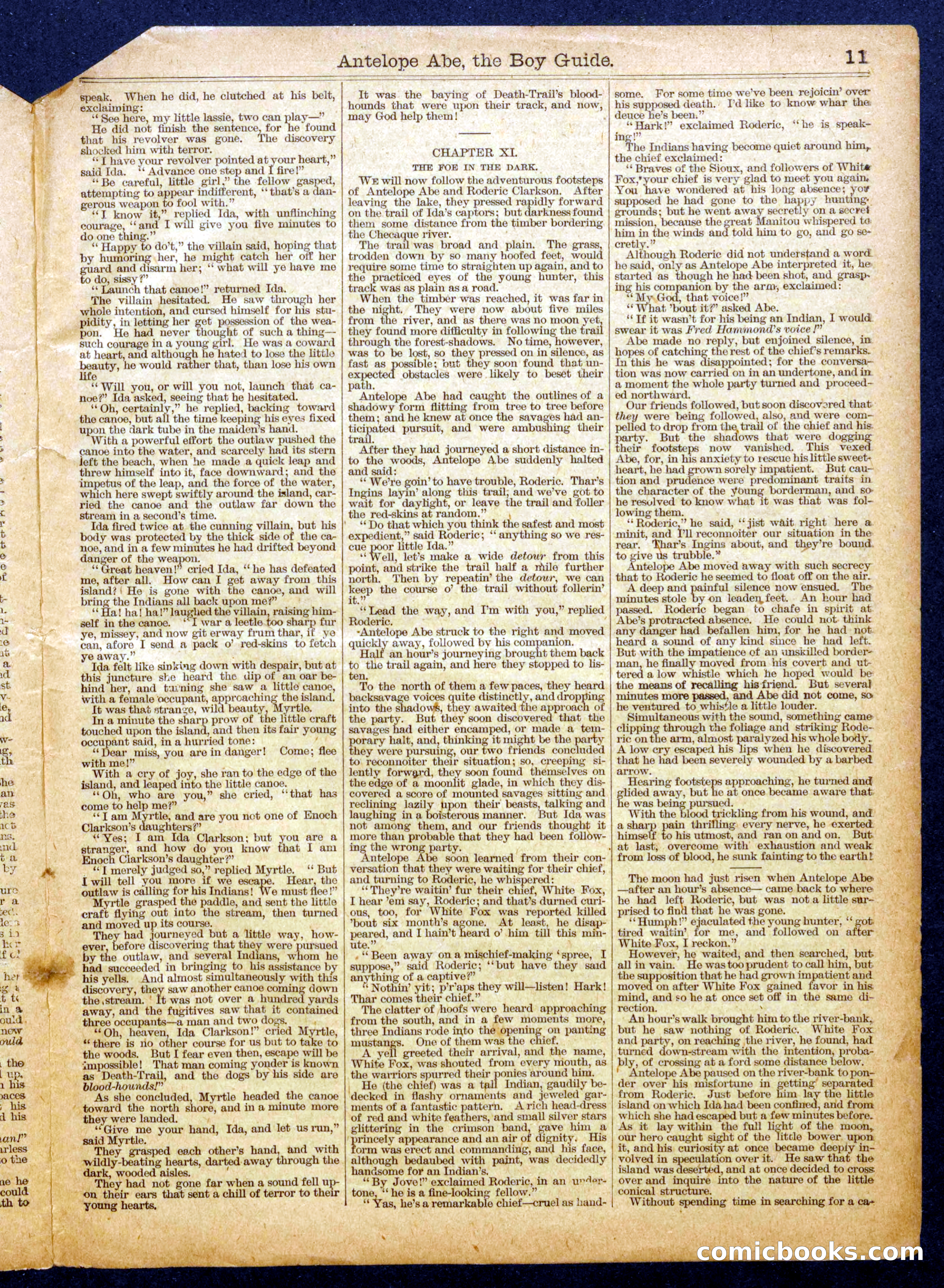 Beadle's Half Dime Library No. 1035 — page 11 of 16