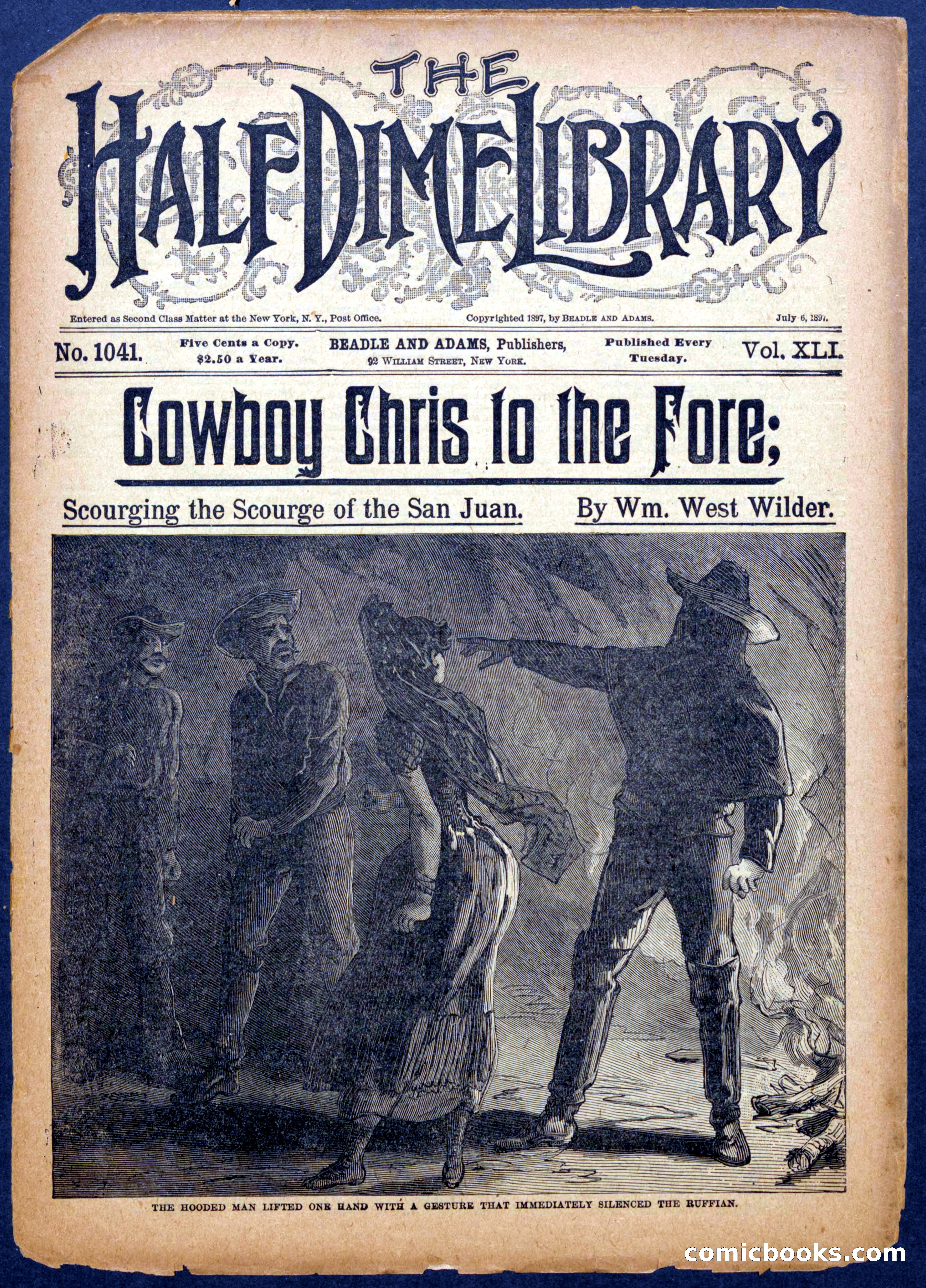 Beadle's Half Dime Library No. 1041 — page 1 of 16