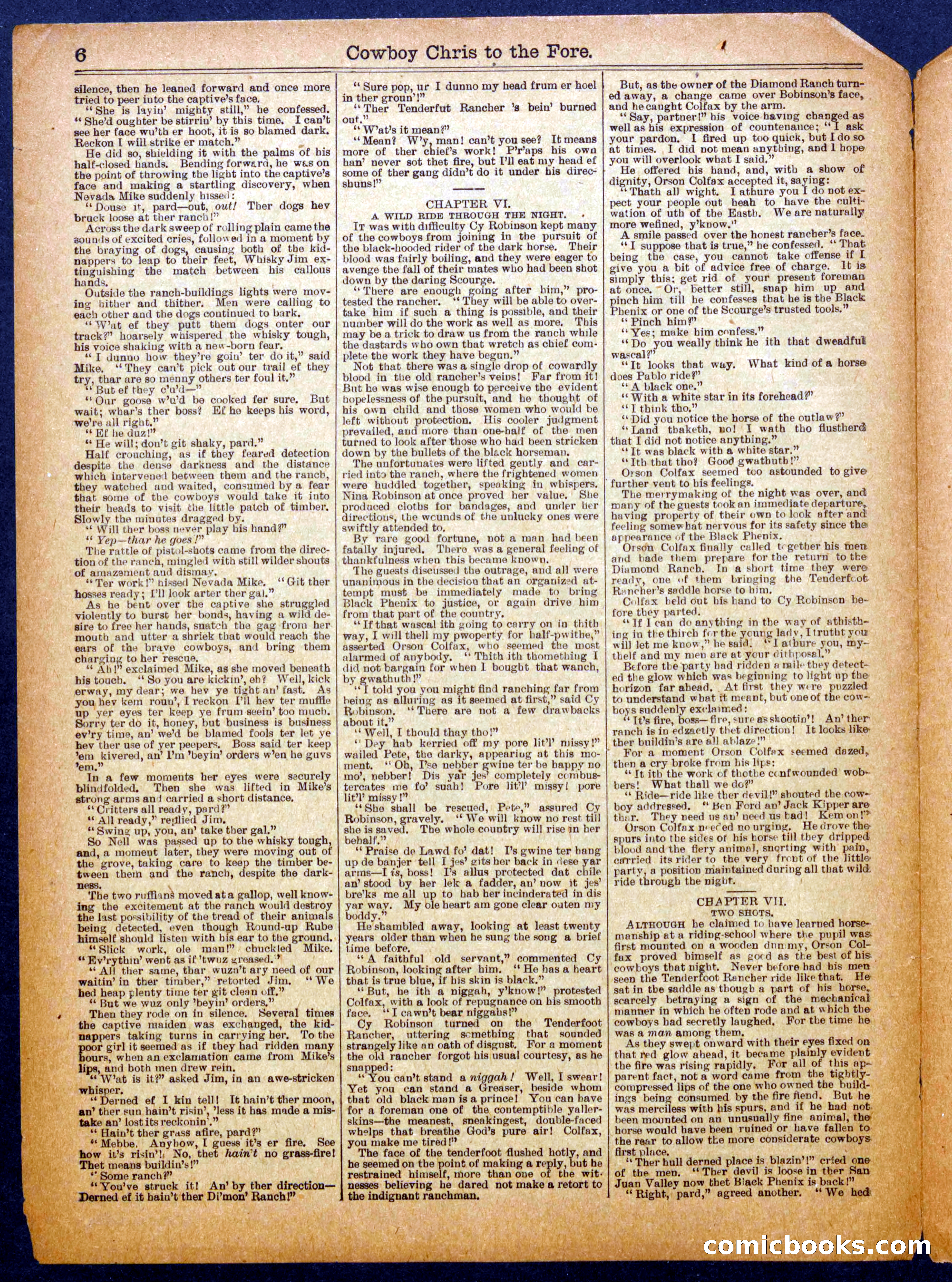 Beadle's Half Dime Library No. 1041 — page 6 of 16