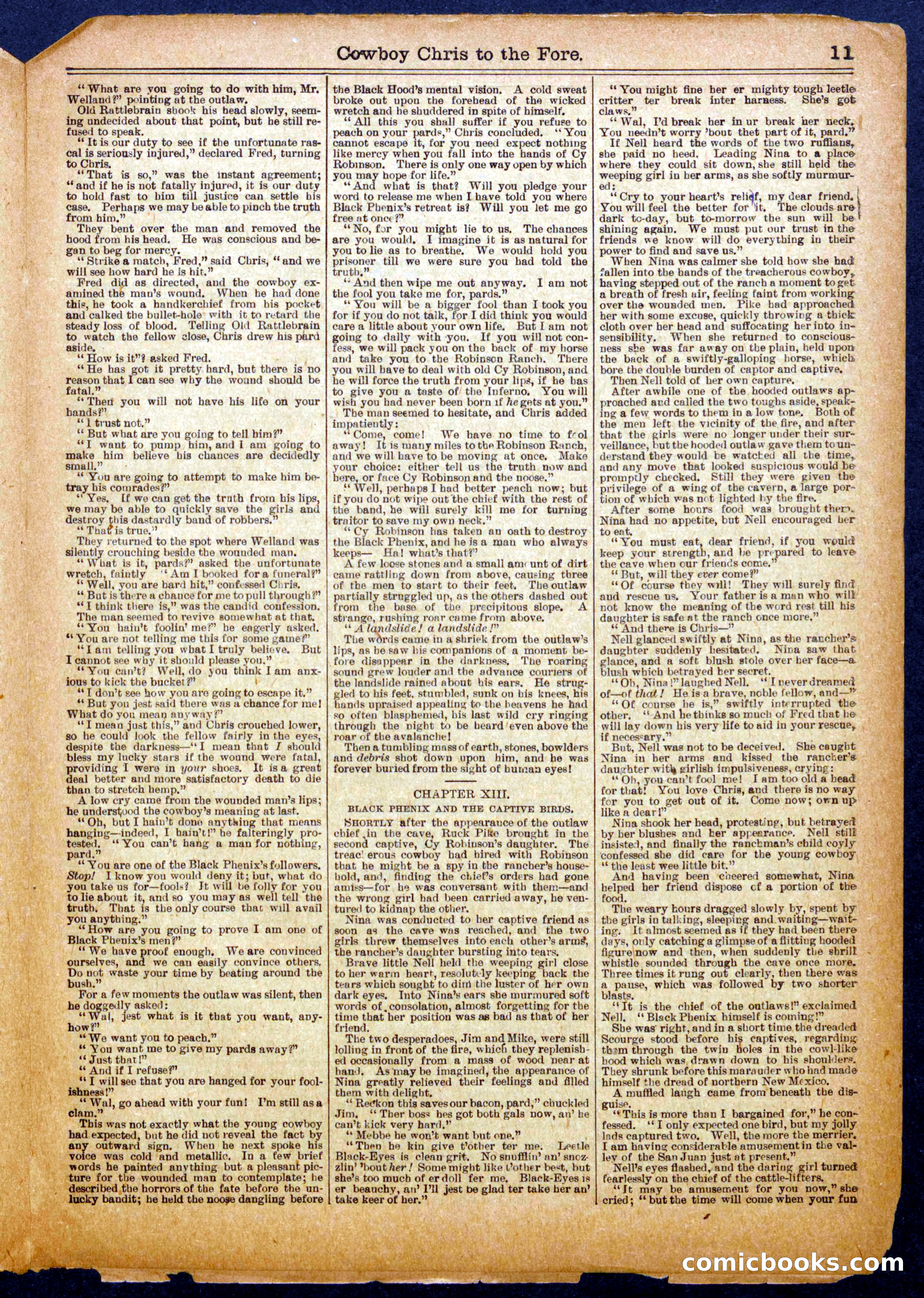 Beadle's Half Dime Library No. 1041 — page 11 of 16