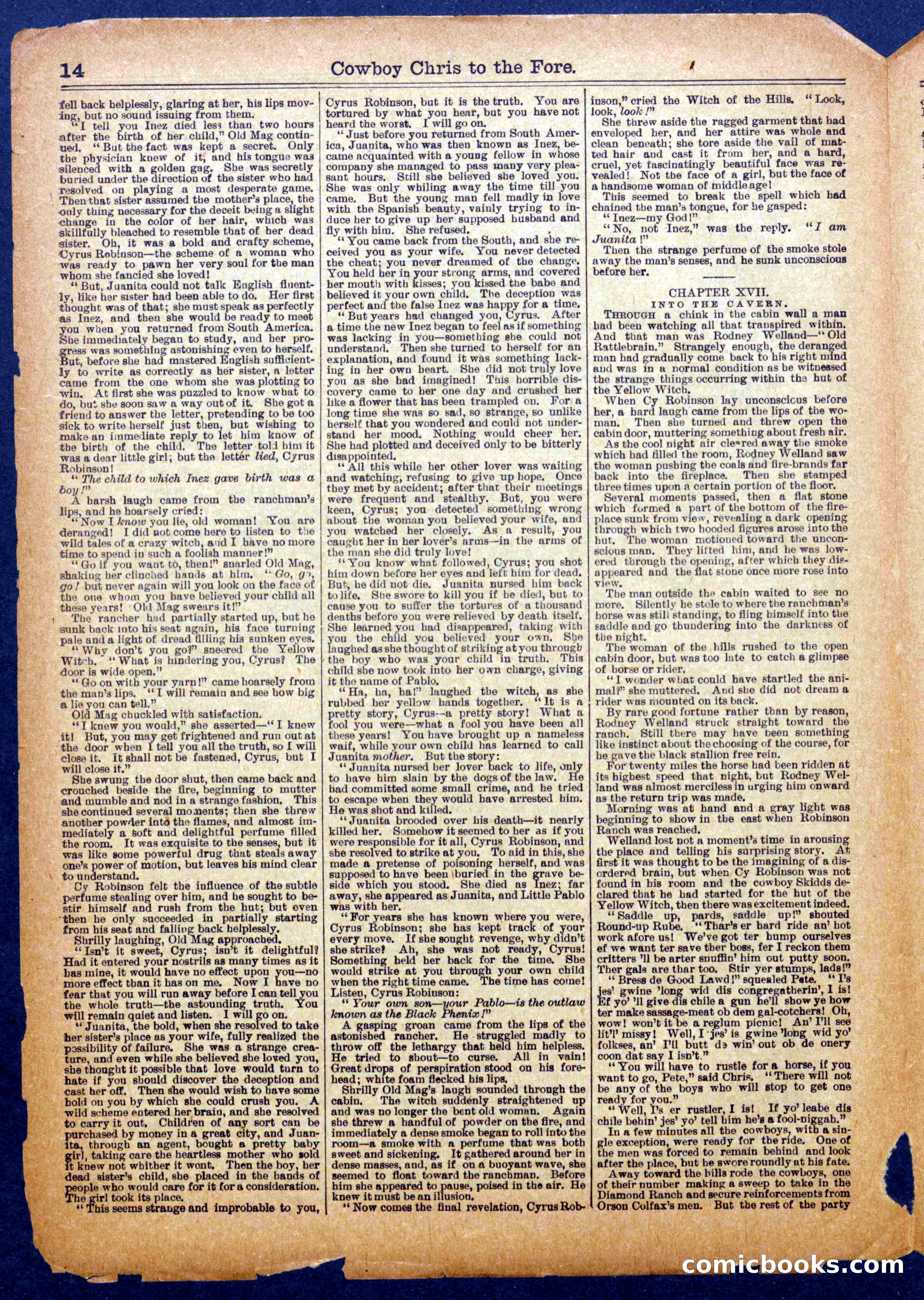 Beadle's Half Dime Library No. 1041 — page 14 of 16