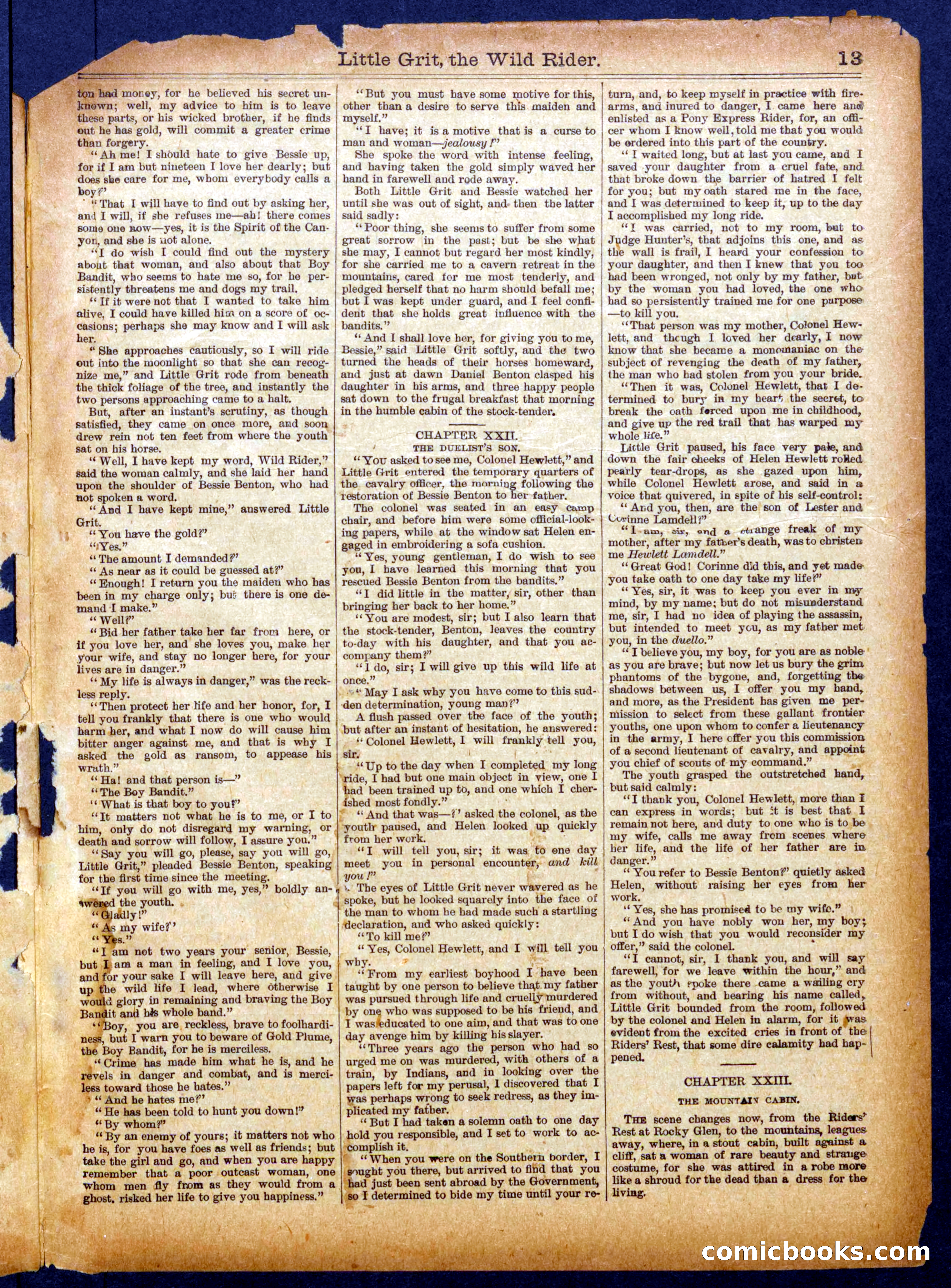 The Half Dime Library, No. 1042 — page 13 of 16