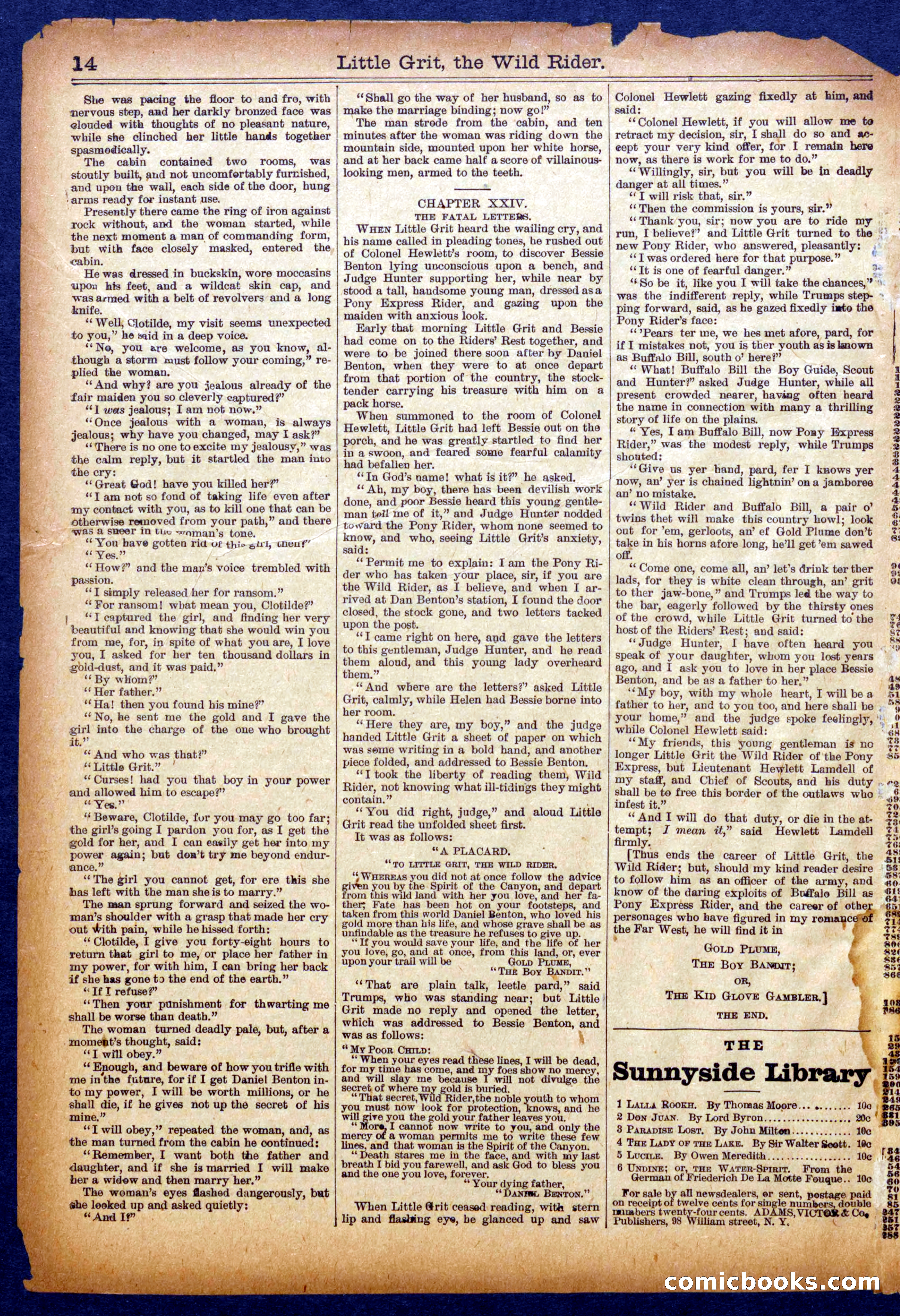 The Half Dime Library, No. 1042 — page 14 of 16