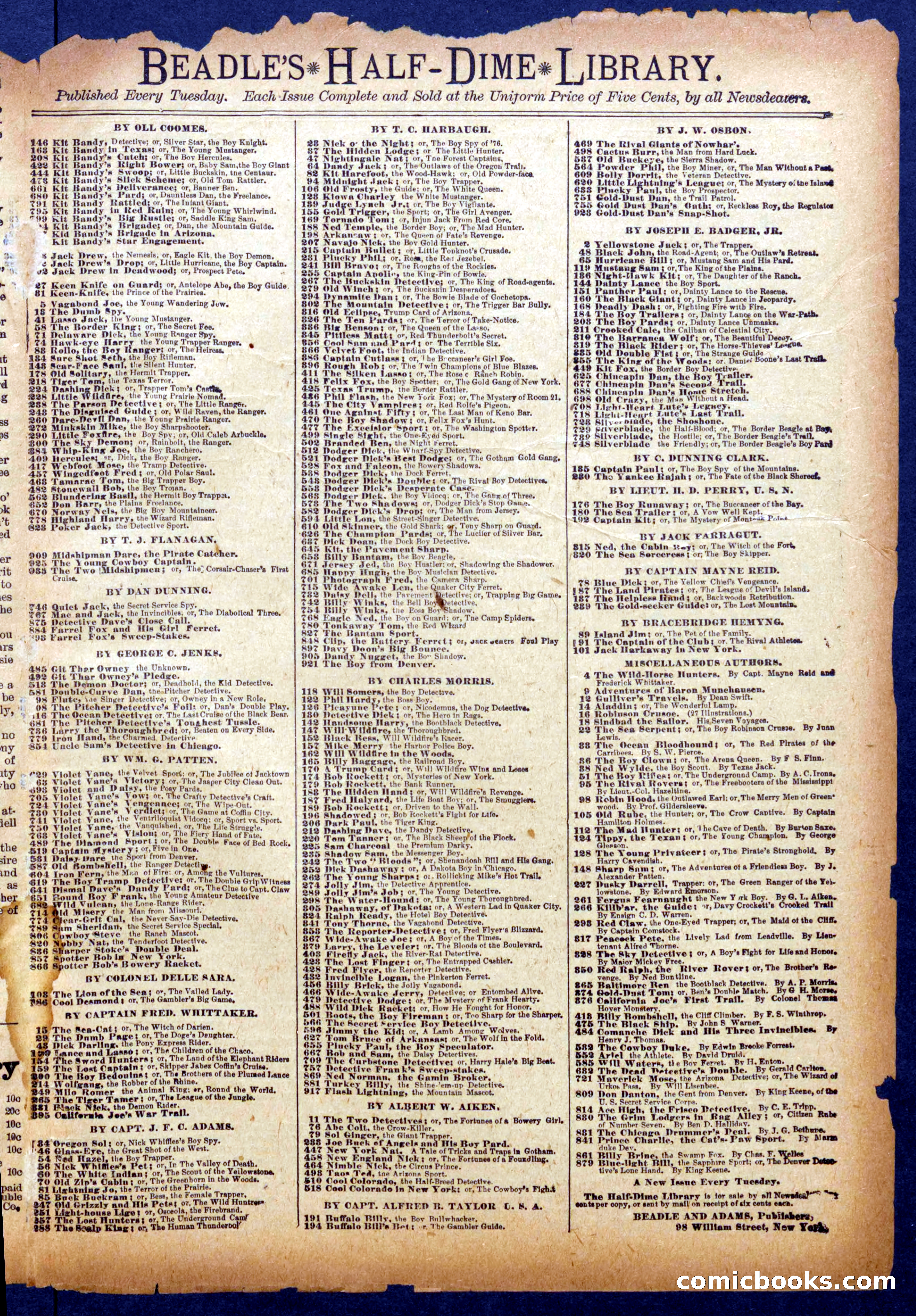 The Half Dime Library, No. 1042 — page 15 of 16