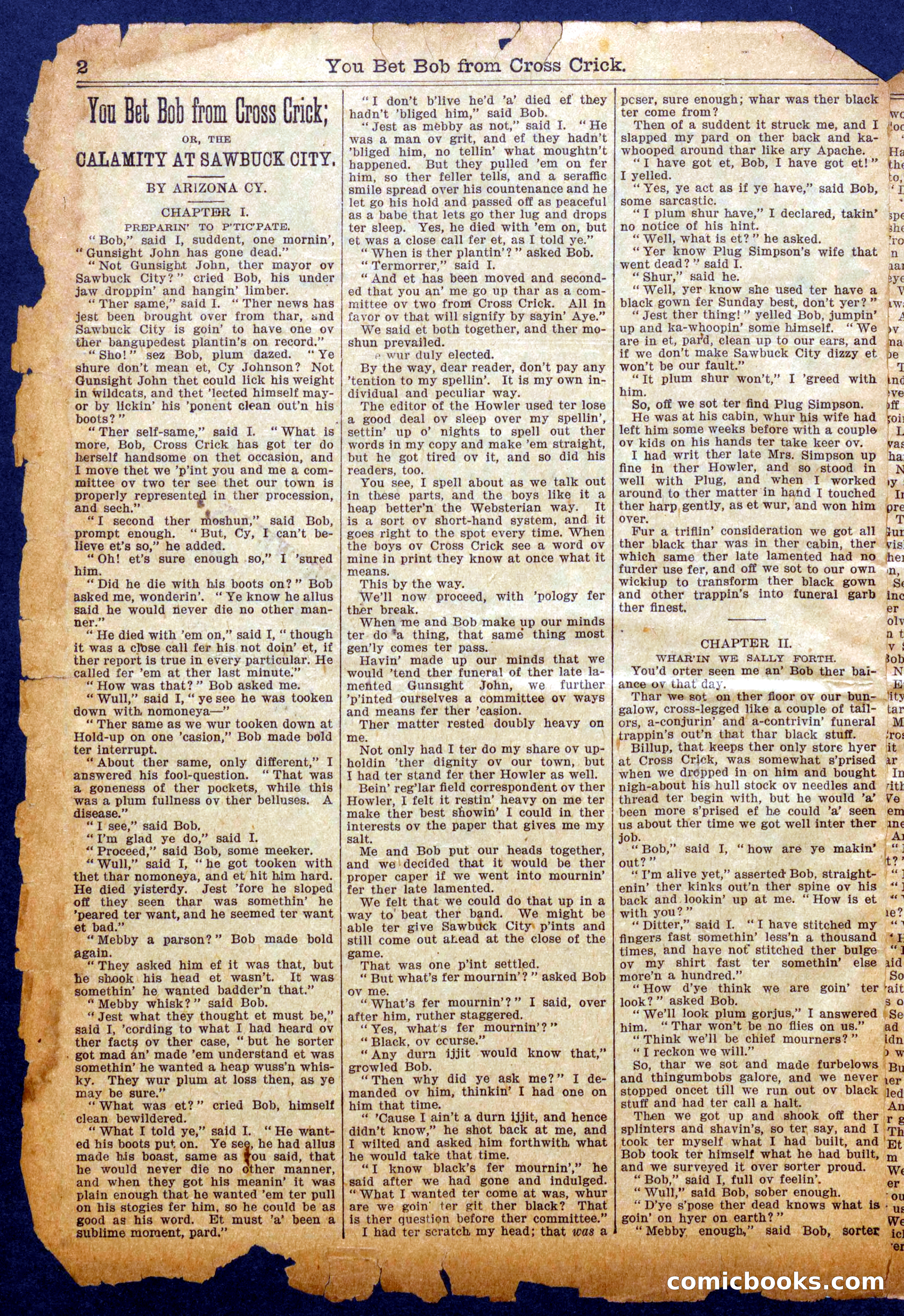 You Bet Bob from Cross Crick — page 2 of 16