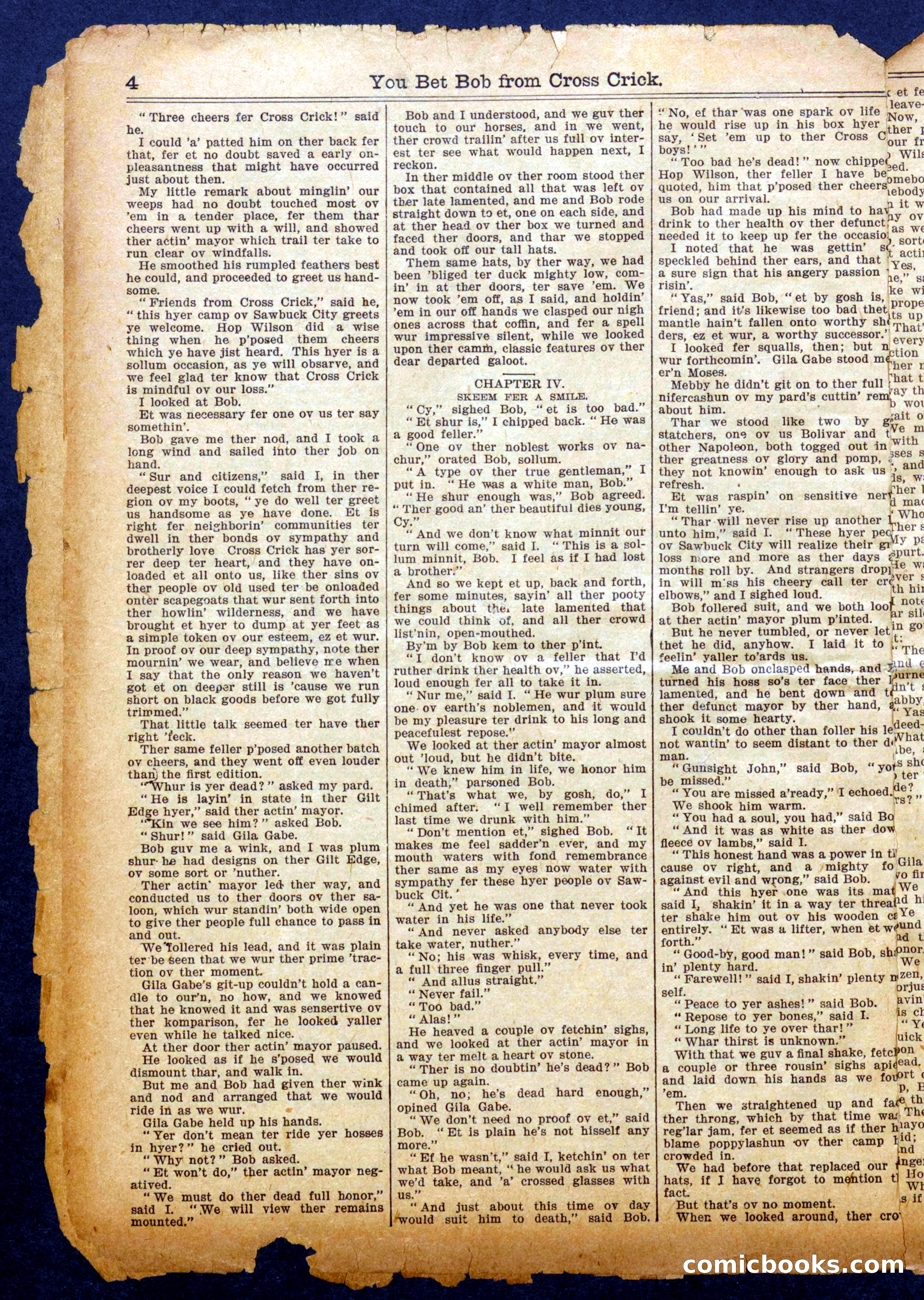 You Bet Bob from Cross Crick — page 4 of 16