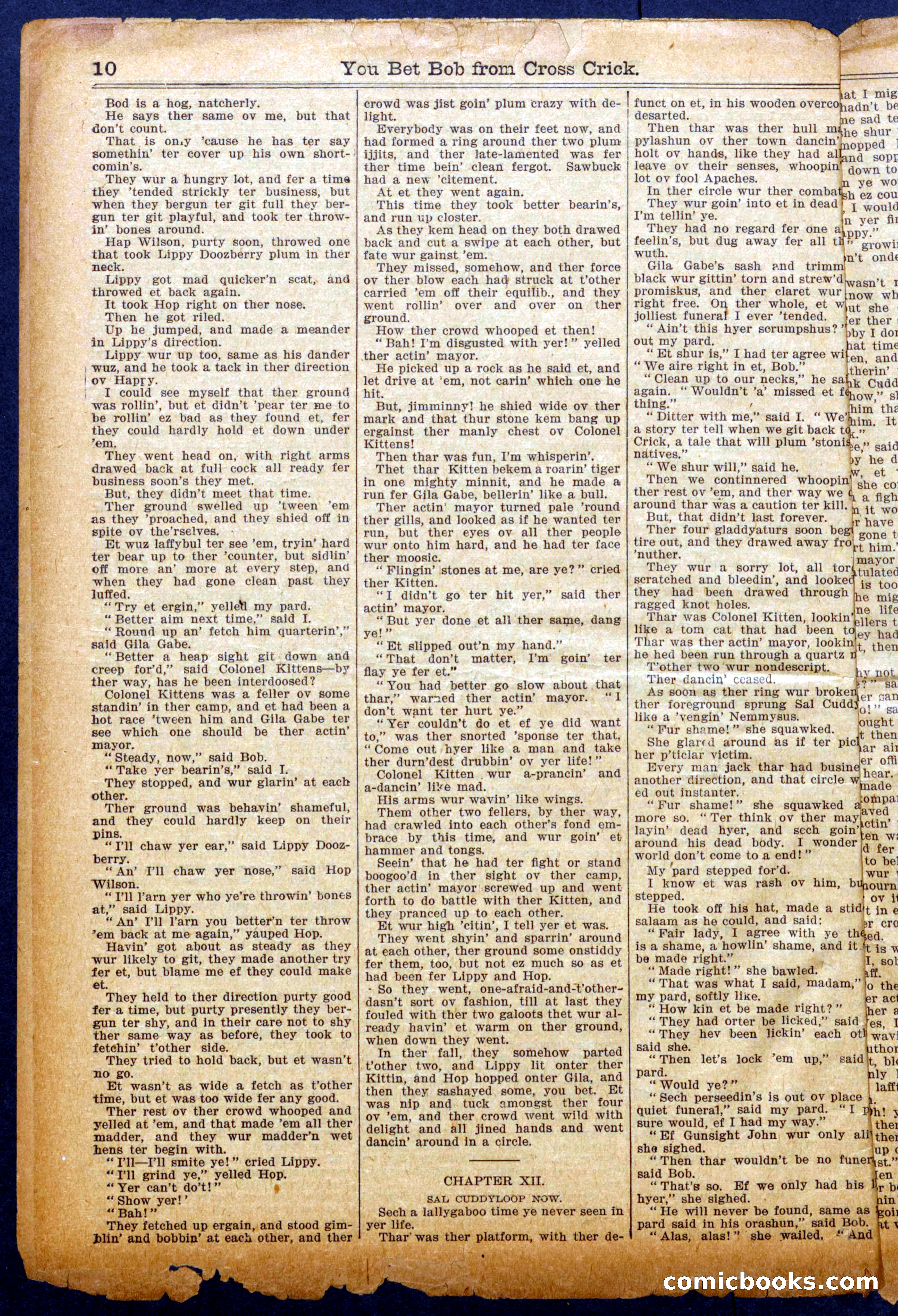 You Bet Bob from Cross Crick — page 10 of 16