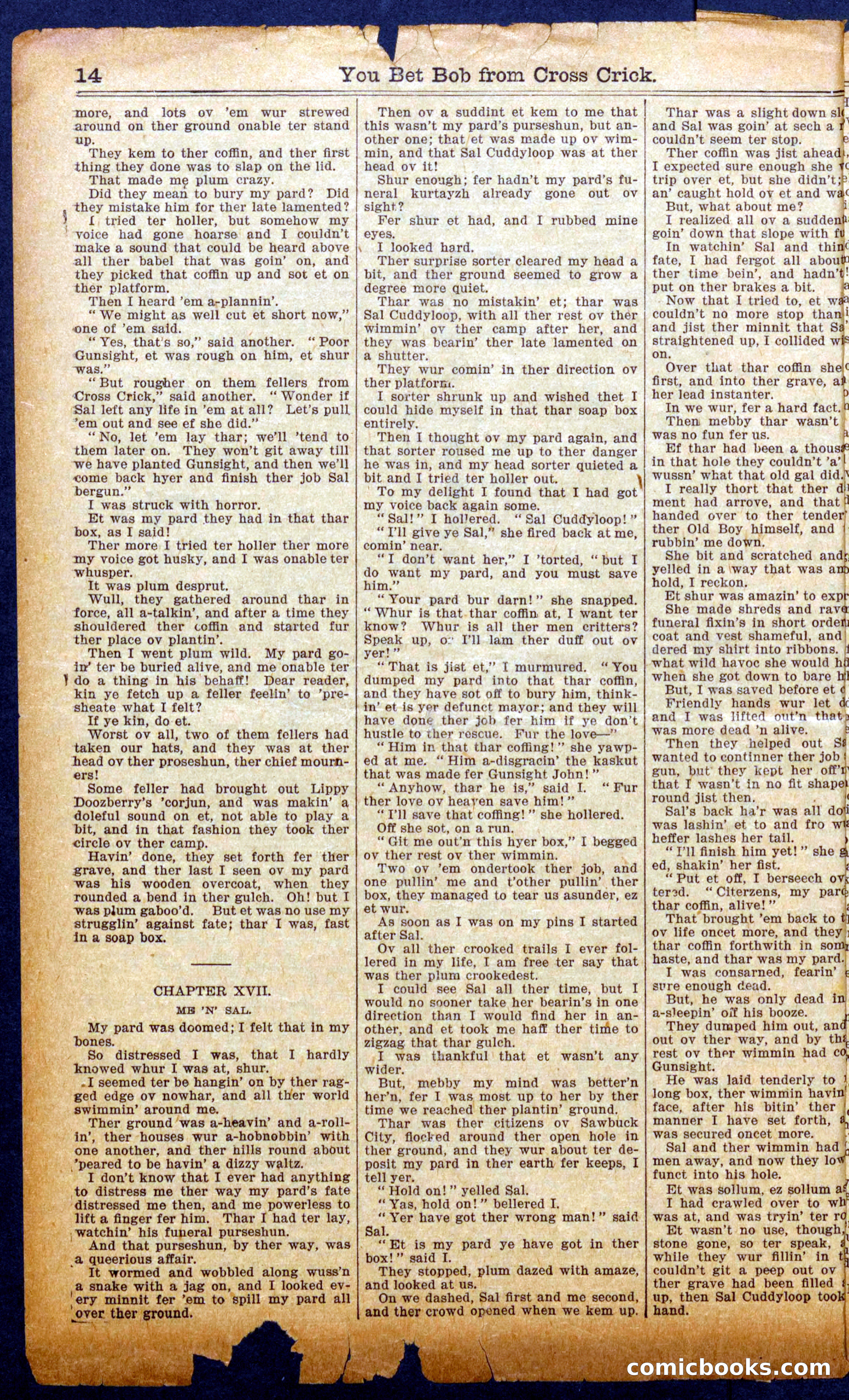 You Bet Bob from Cross Crick — page 14 of 16