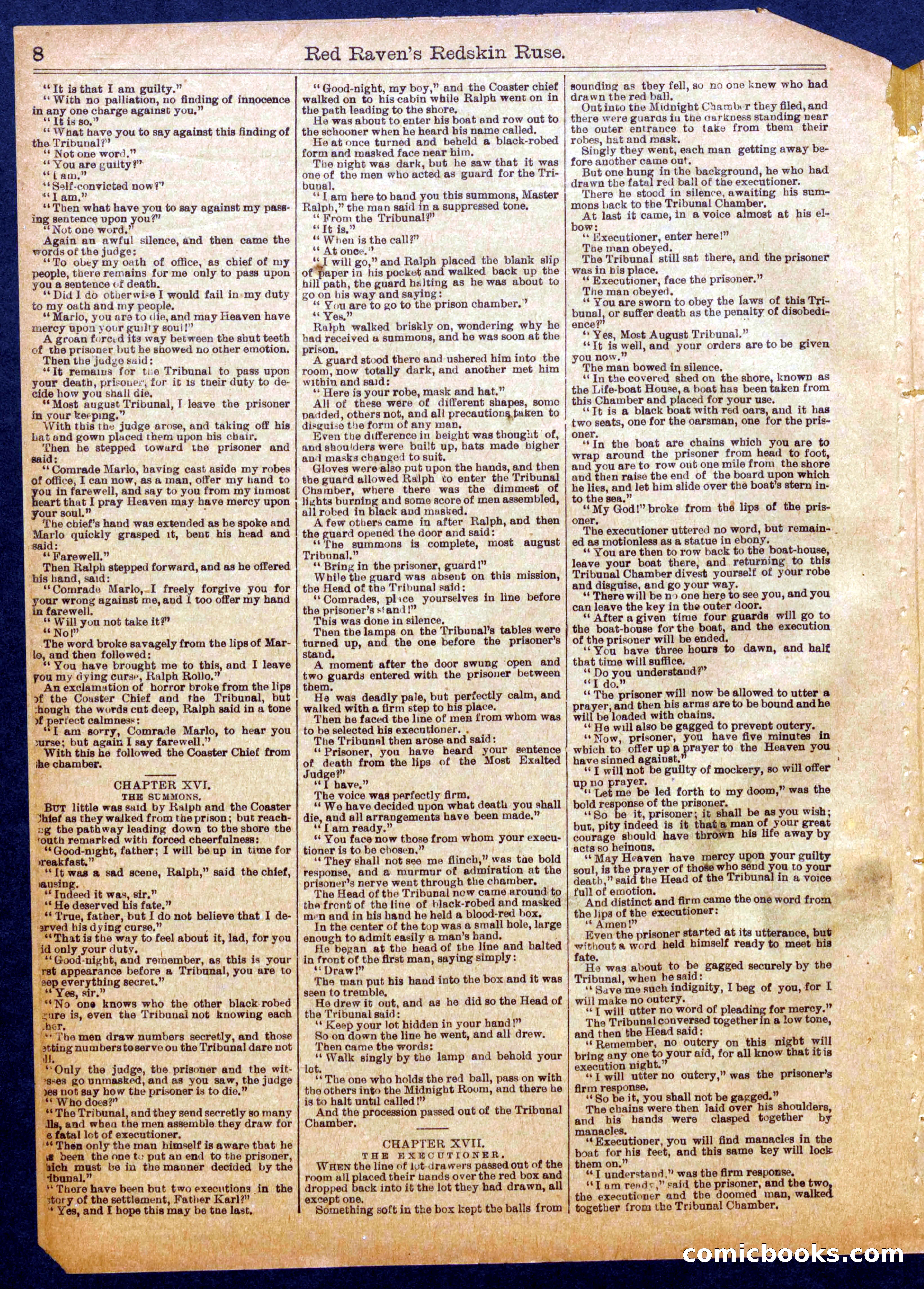 Beadle's Half Dime Library No. 1055 — page 8 of 16
