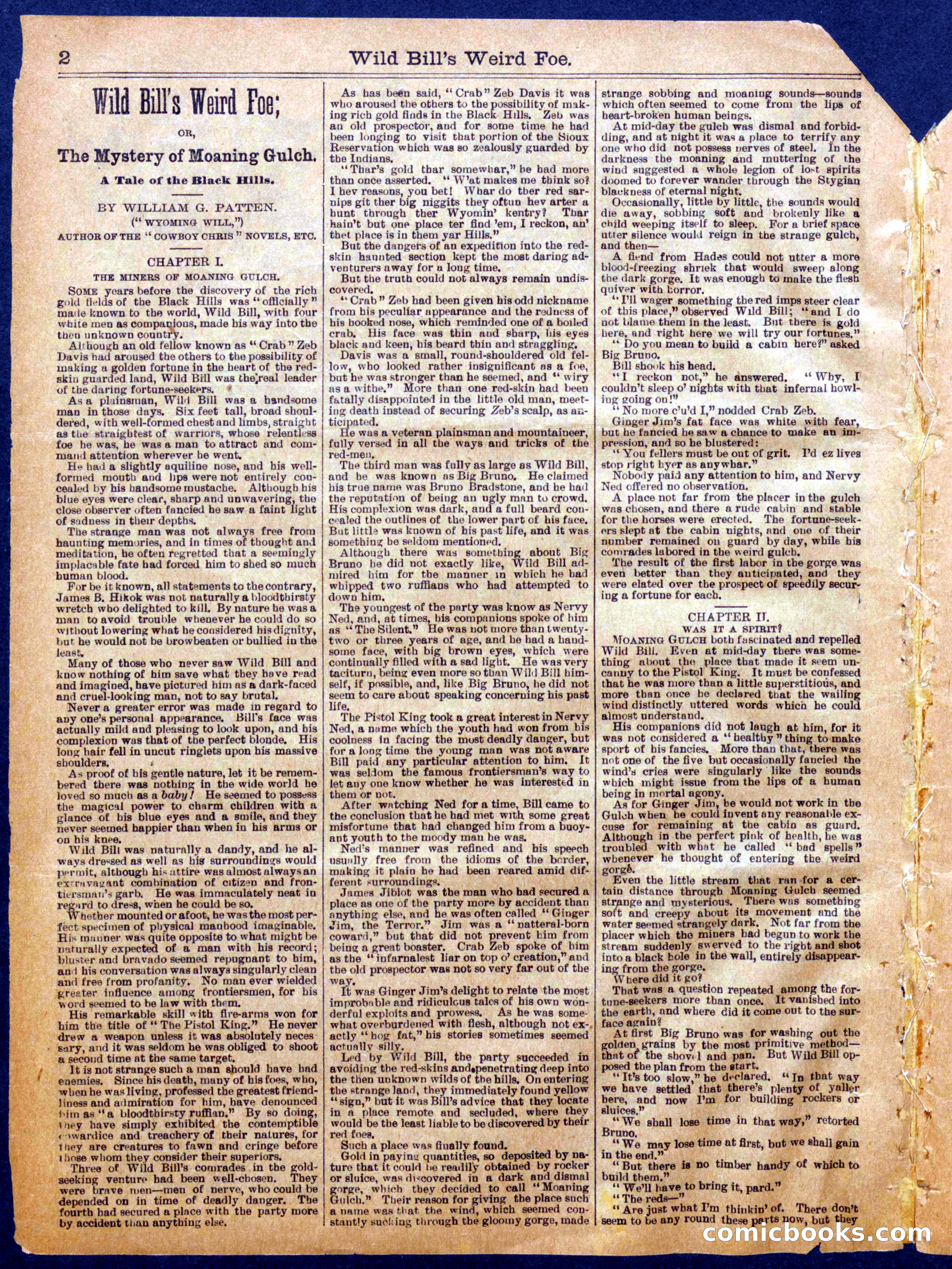 Beadle's Half Dime Library No. 1063 — page 2 of 16