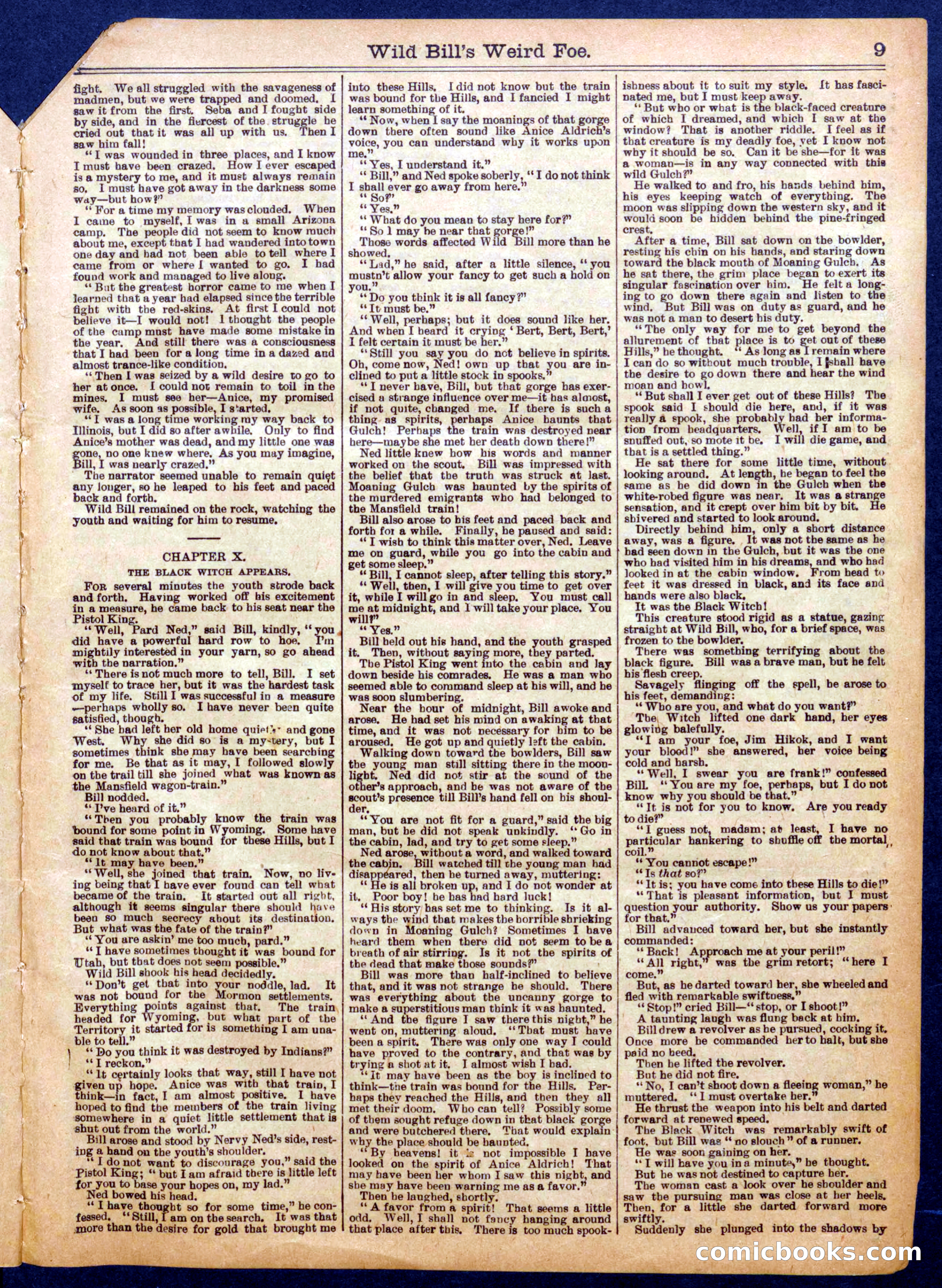 Beadle's Half Dime Library No. 1063 — page 9 of 16