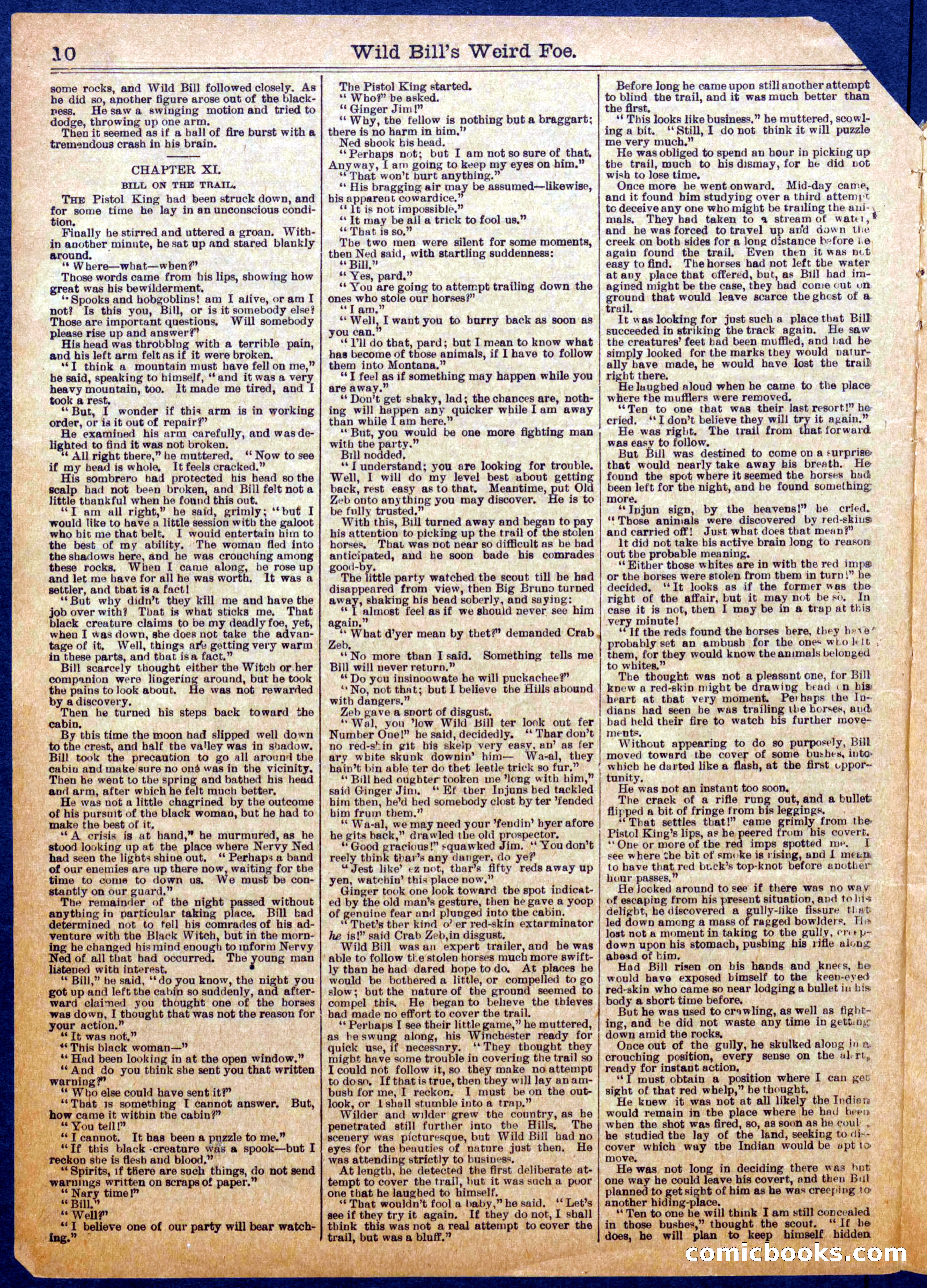 Beadle's Half Dime Library No. 1063 — page 10 of 16