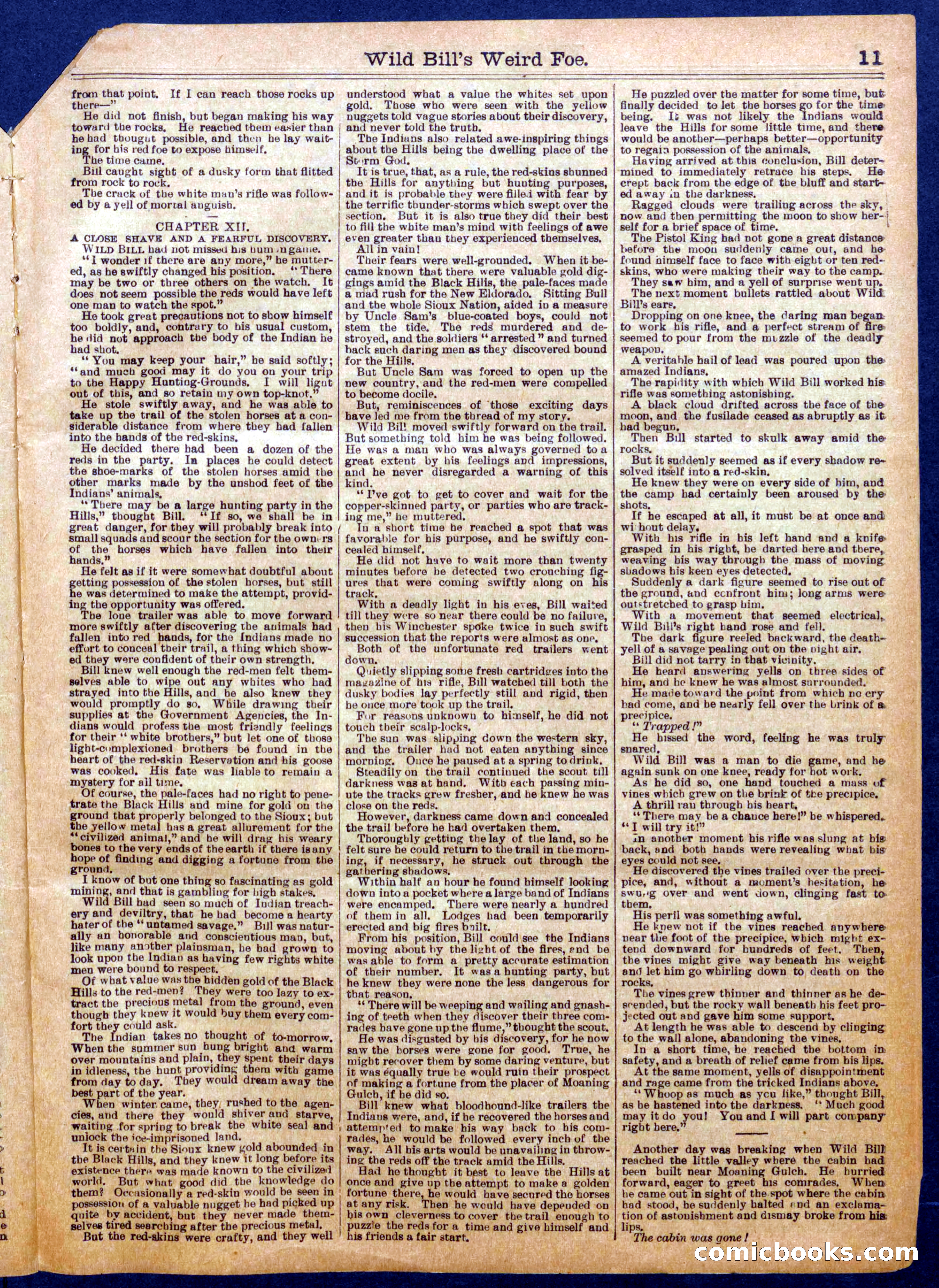 Beadle's Half Dime Library No. 1063 — page 11 of 16