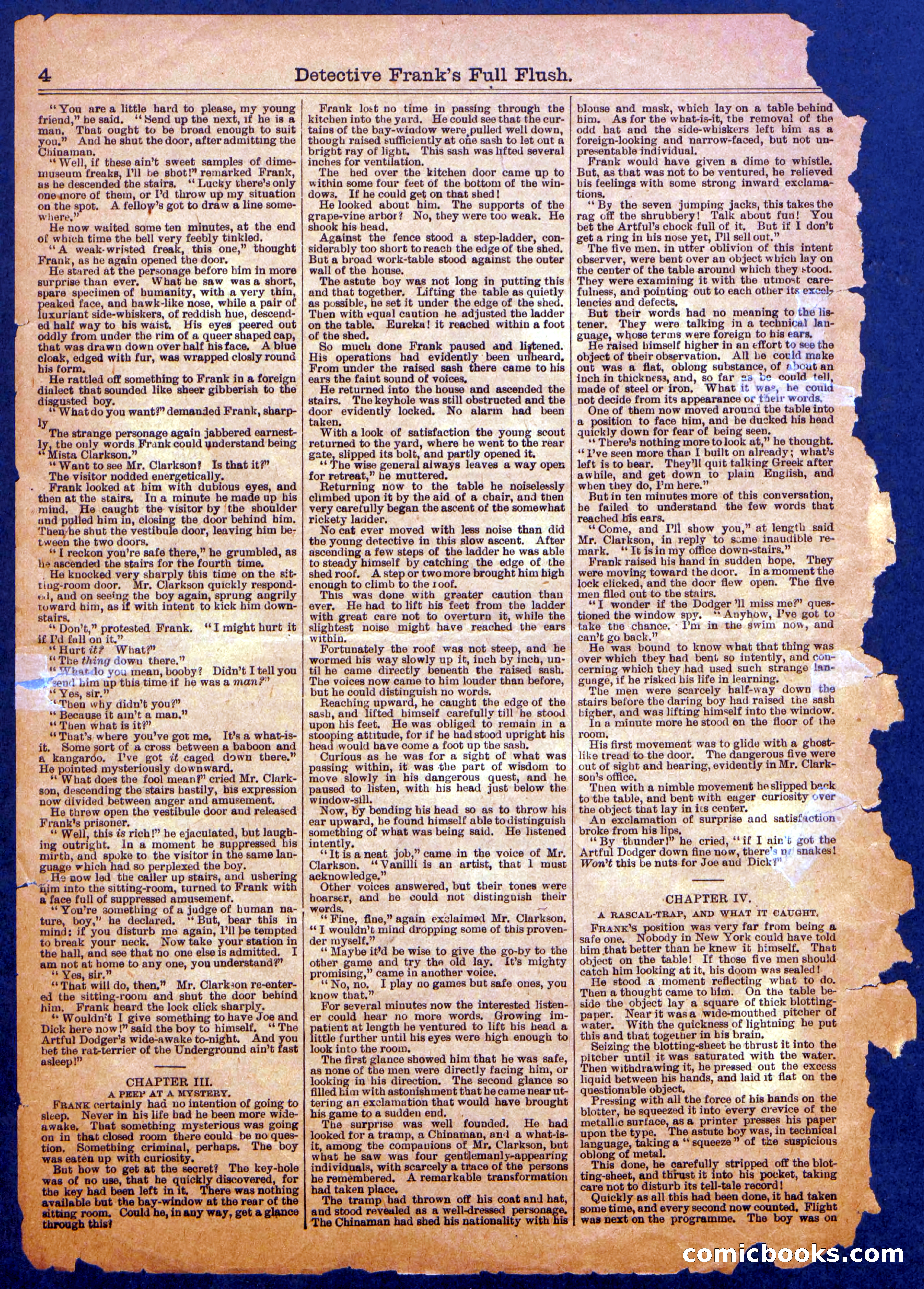 Beadle's Half Dime Library No. 1085 — page 4 of 16