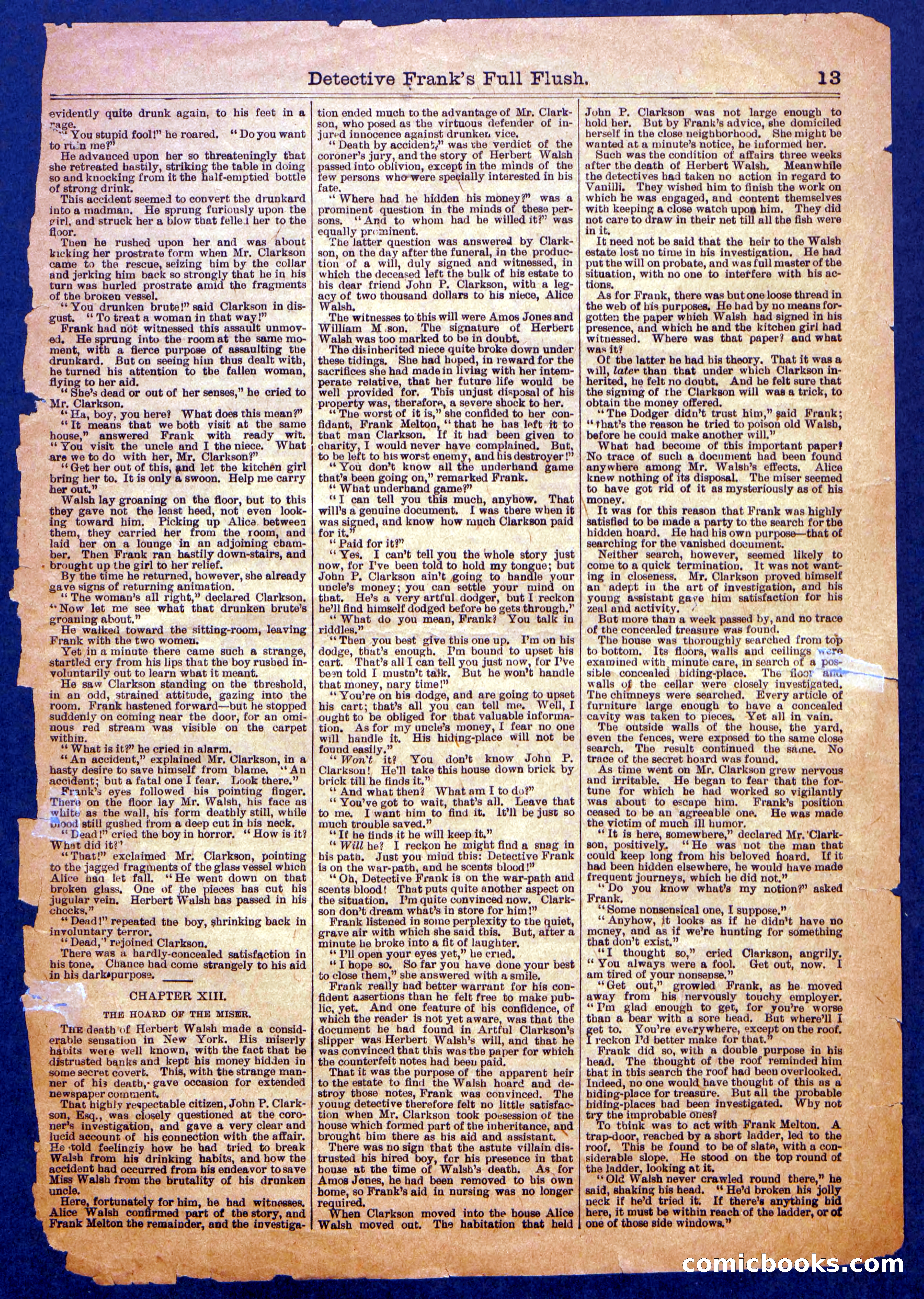 Beadle's Half Dime Library No. 1085 — page 13 of 16