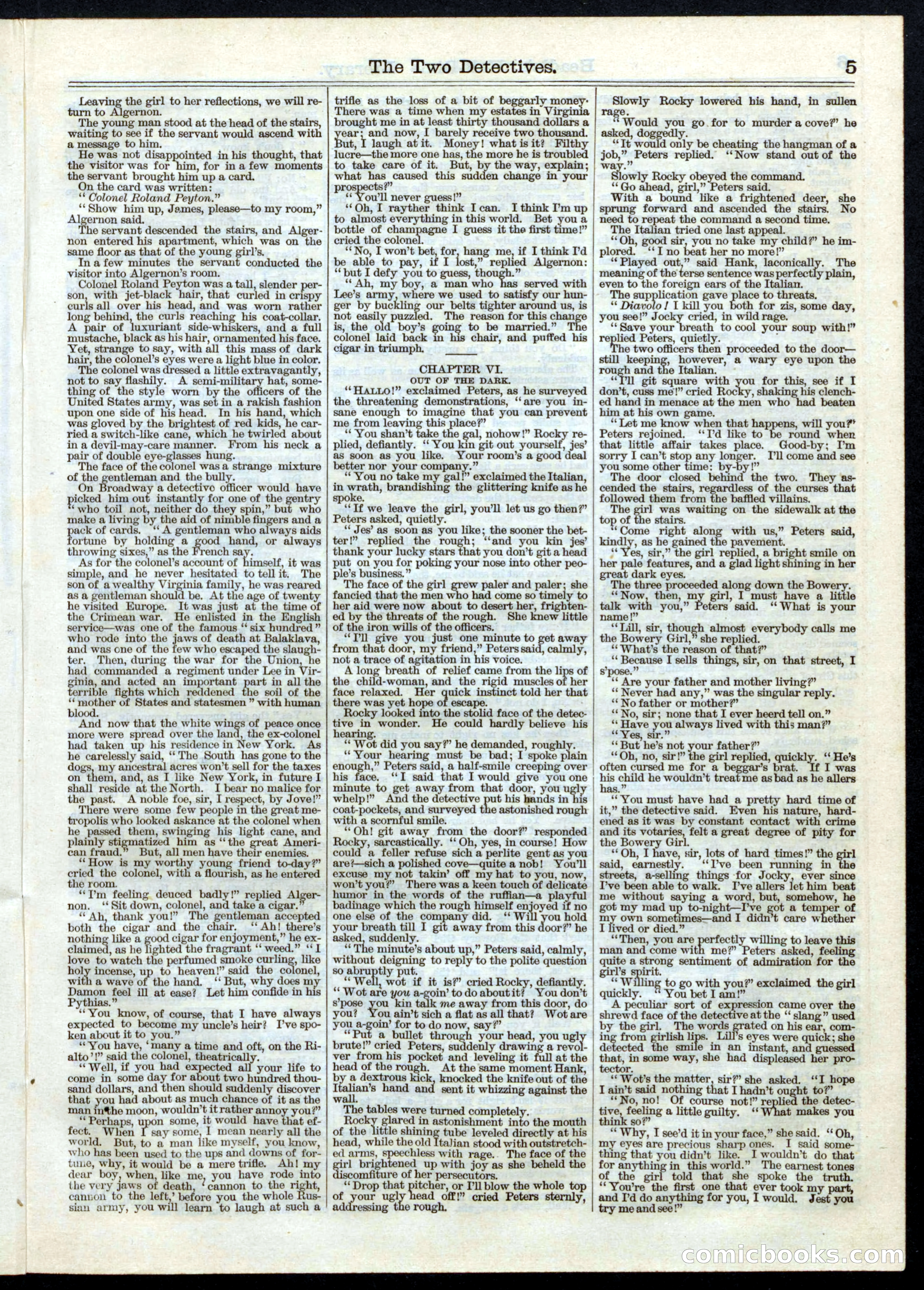 Beadle's Half Dime Library No. 11 — page 5 of 16