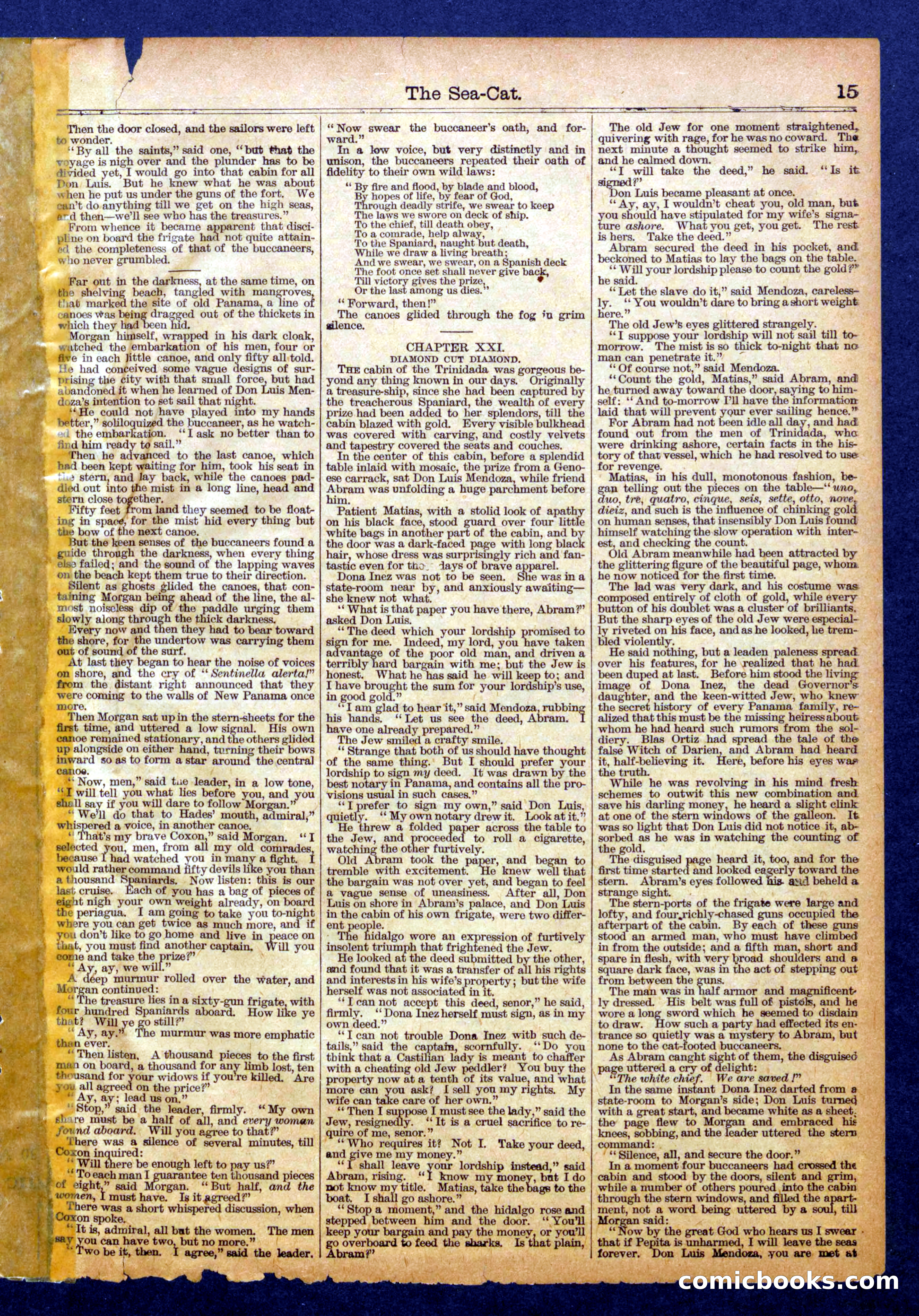 Beadle's Half Dime Library No. 1109 — page 15 of 16