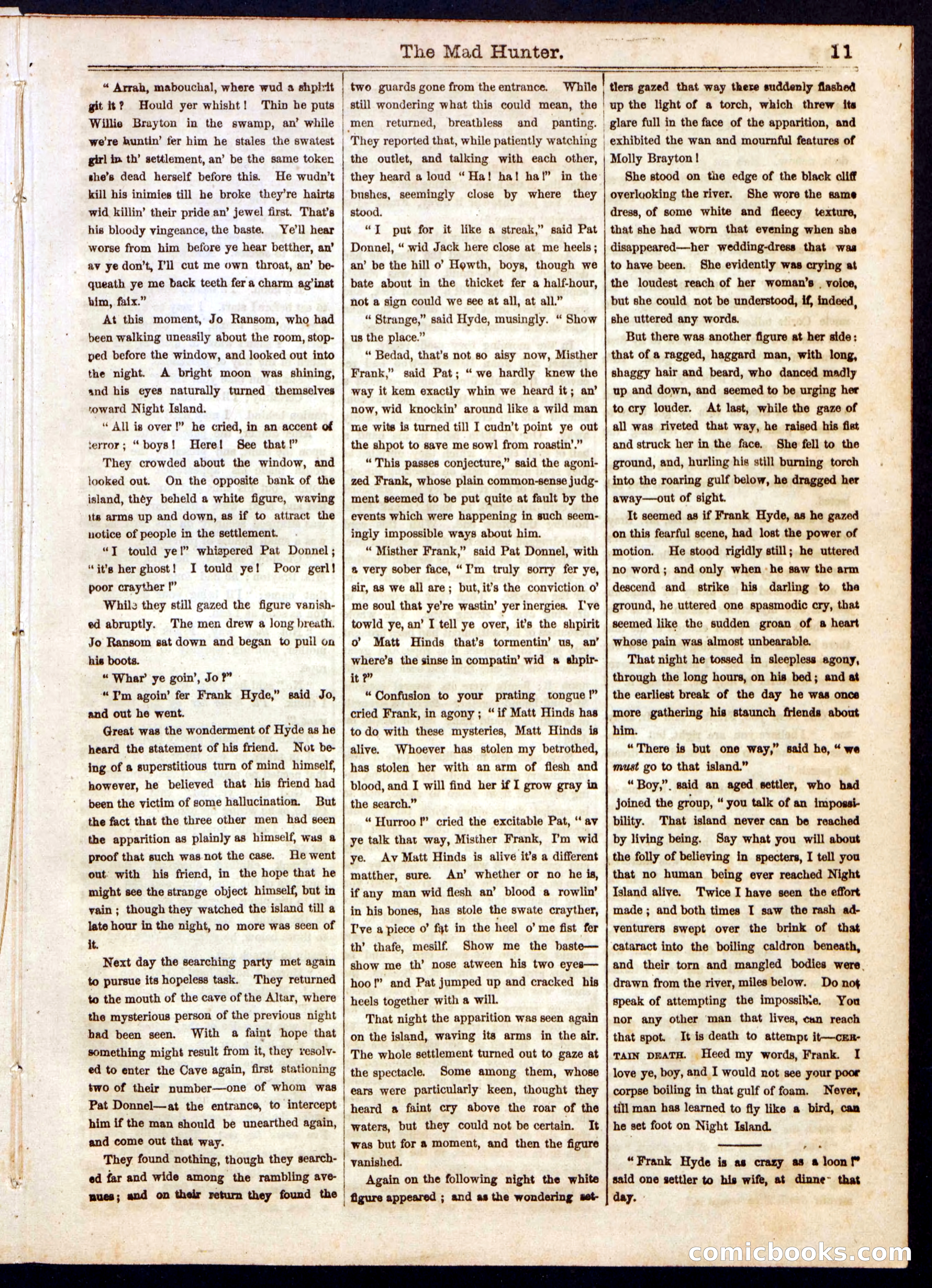 Beadle's Half Dime Library No. 112 — page 11 of 20
