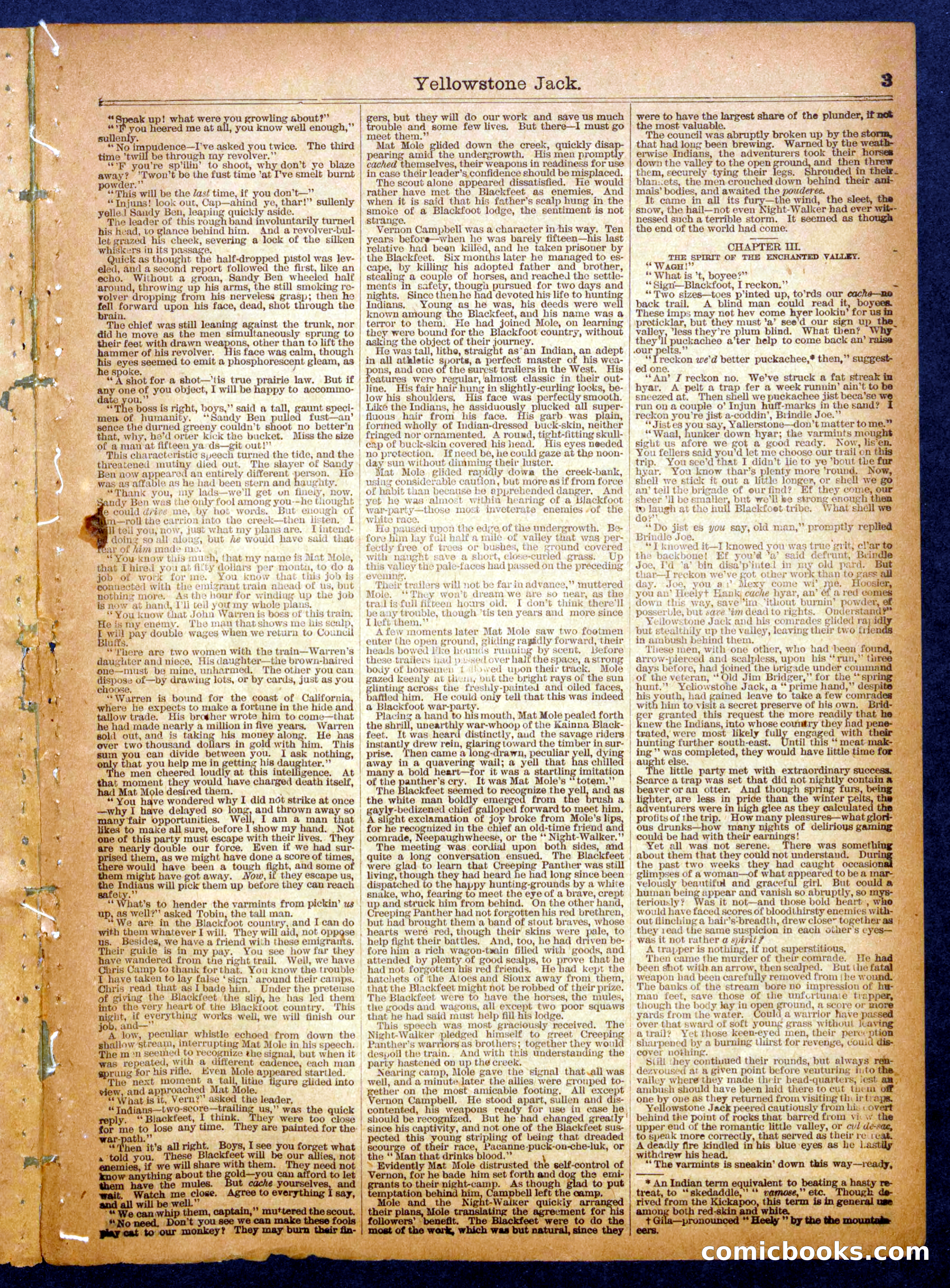 Beadle's Half Dime Library, No. 1121 — page 3 of 16