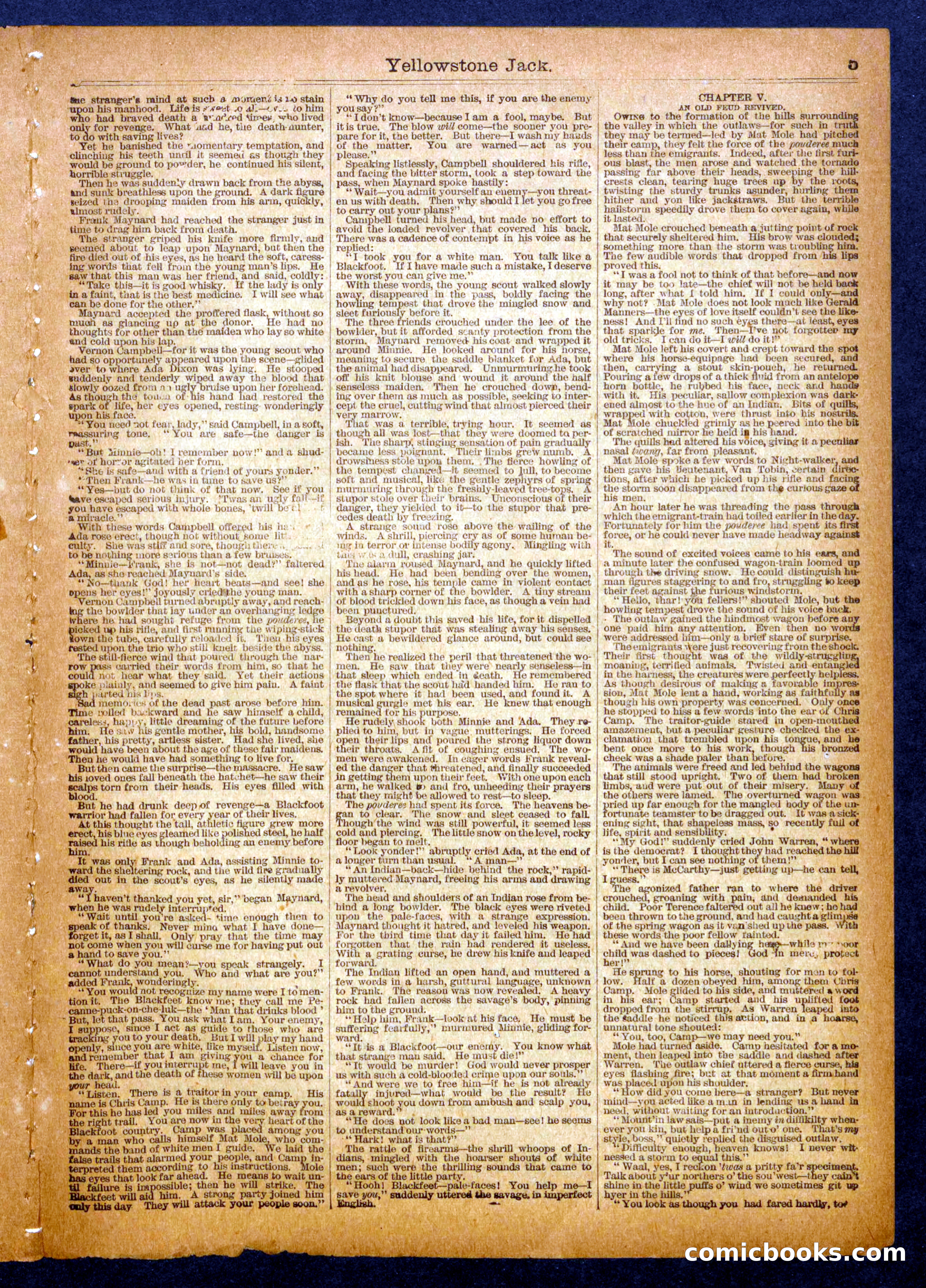 Beadle's Half Dime Library, No. 1121 — page 5 of 16