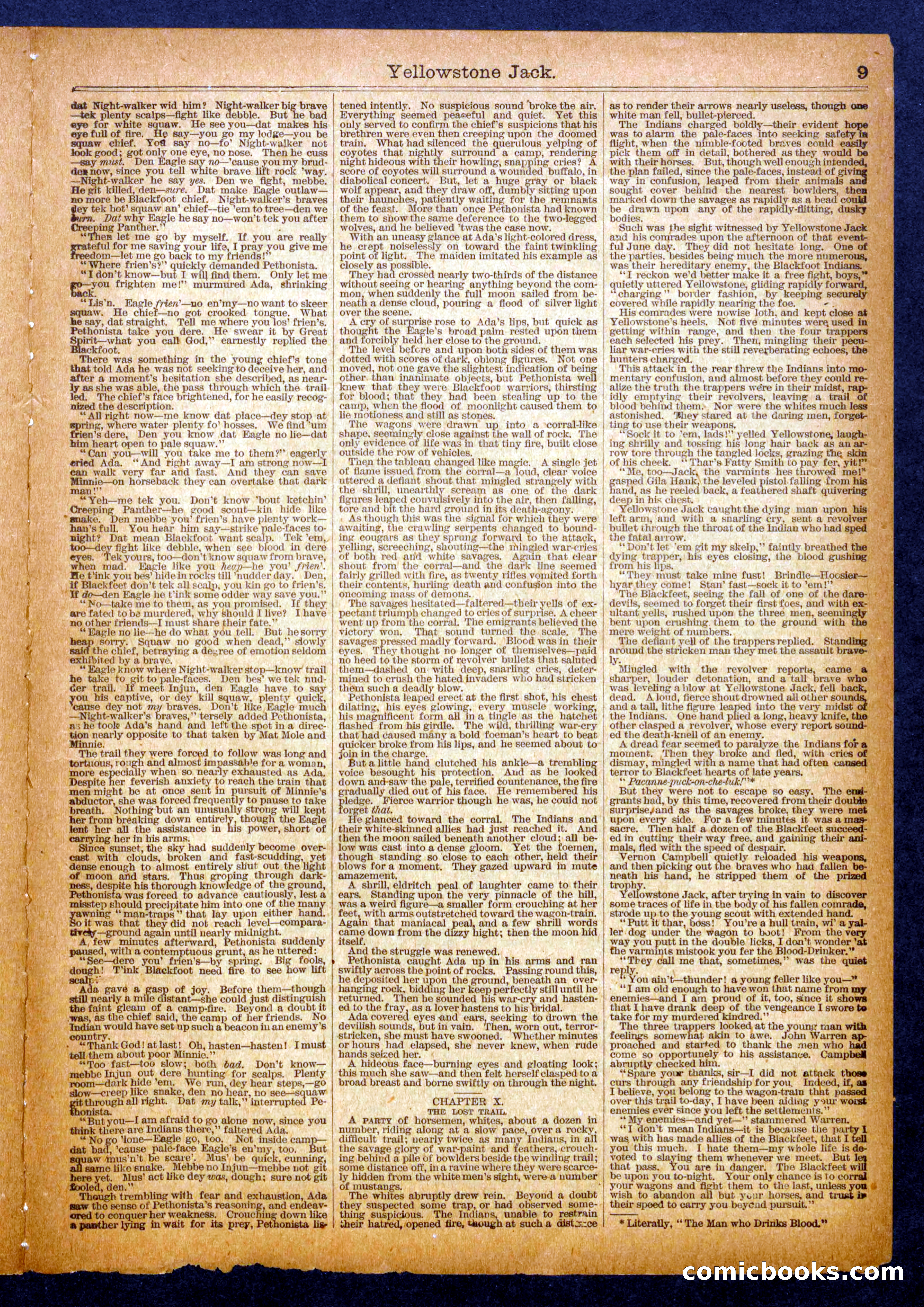 Beadle's Half Dime Library, No. 1121 — page 9 of 16