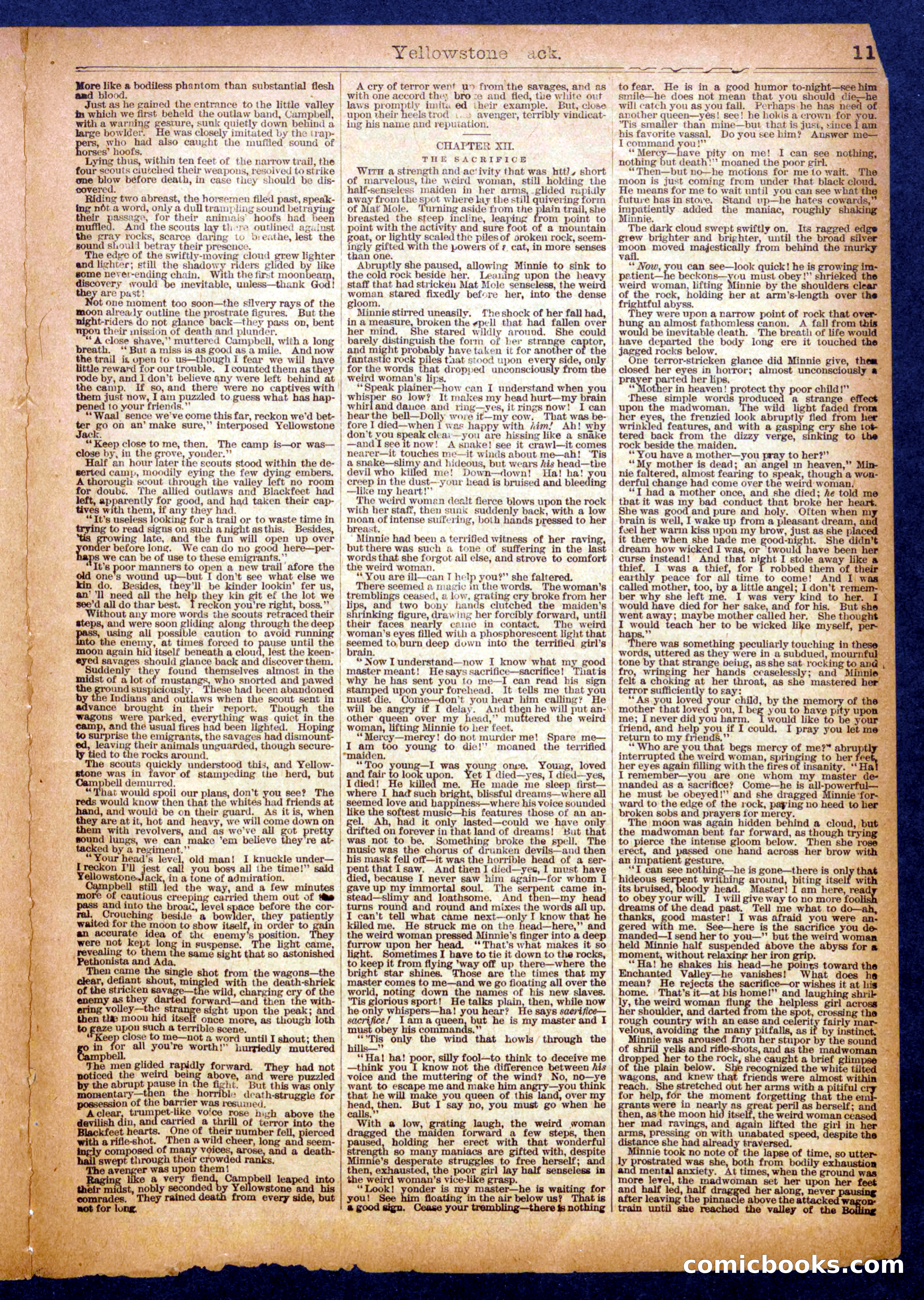 Beadle's Half Dime Library, No. 1121 — page 11 of 16