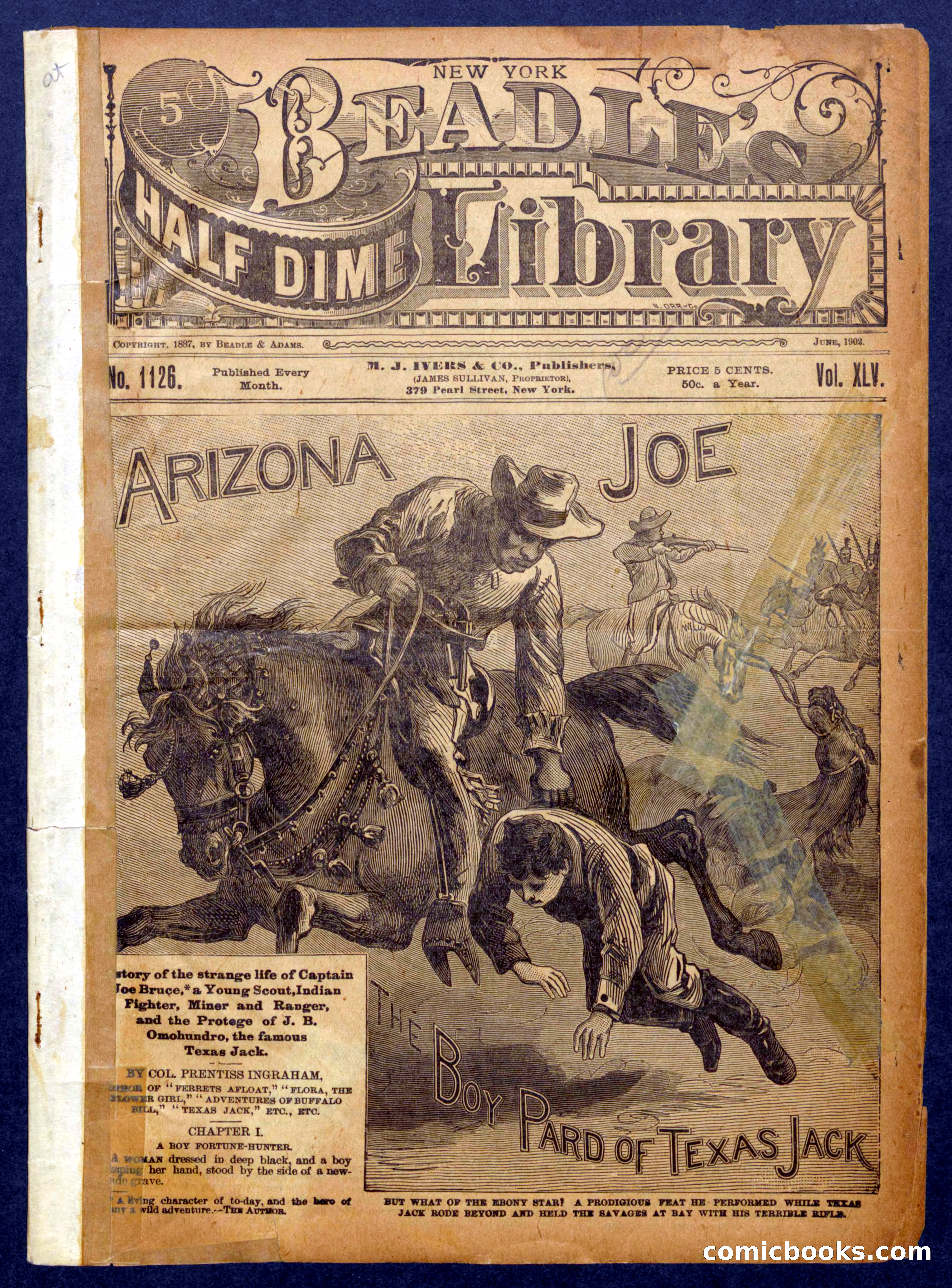 Beadle's Half Dime Library No. 1126 — page 1 of 16