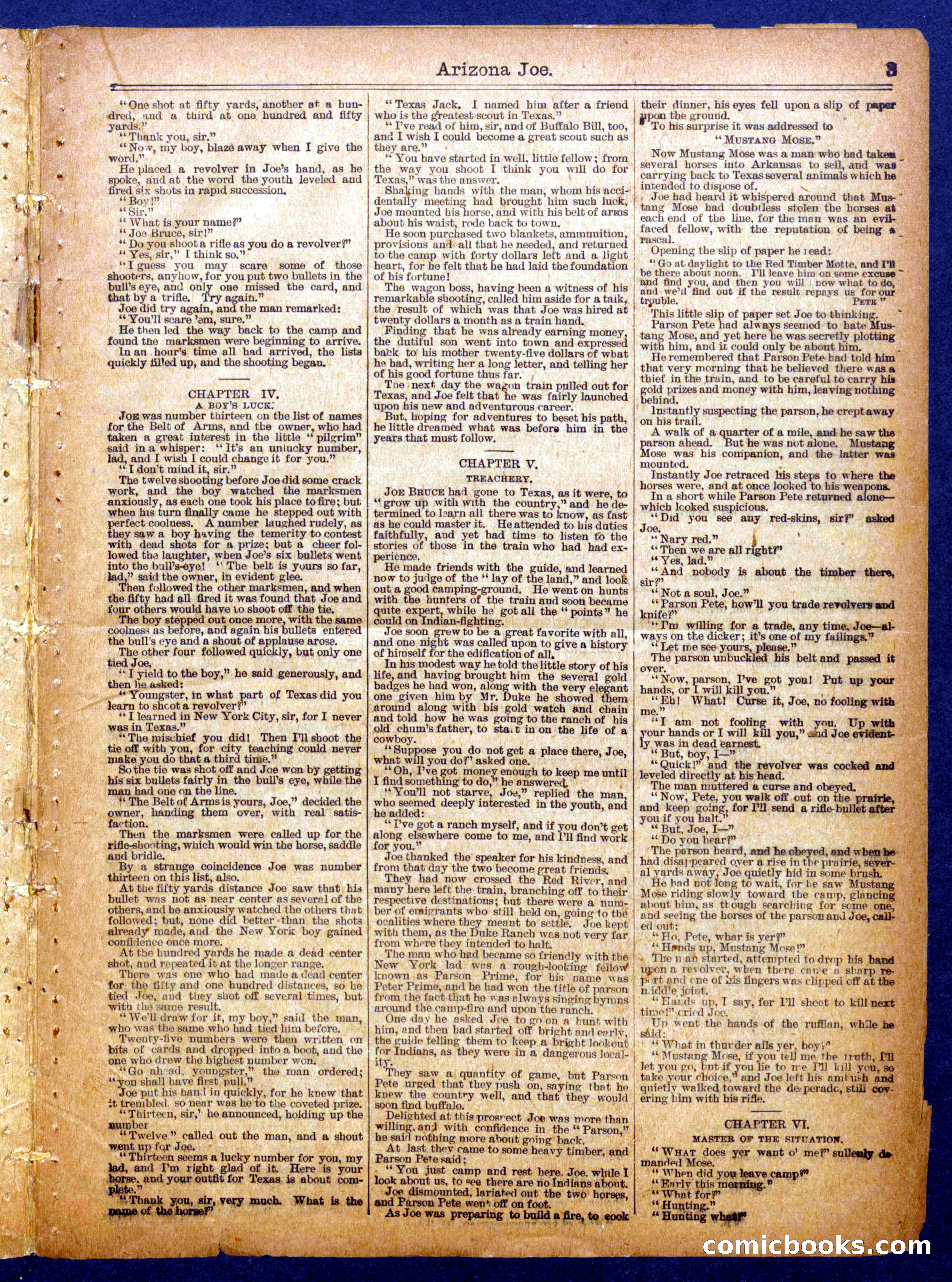 Beadle's Half Dime Library No. 1126 — page 3 of 16
