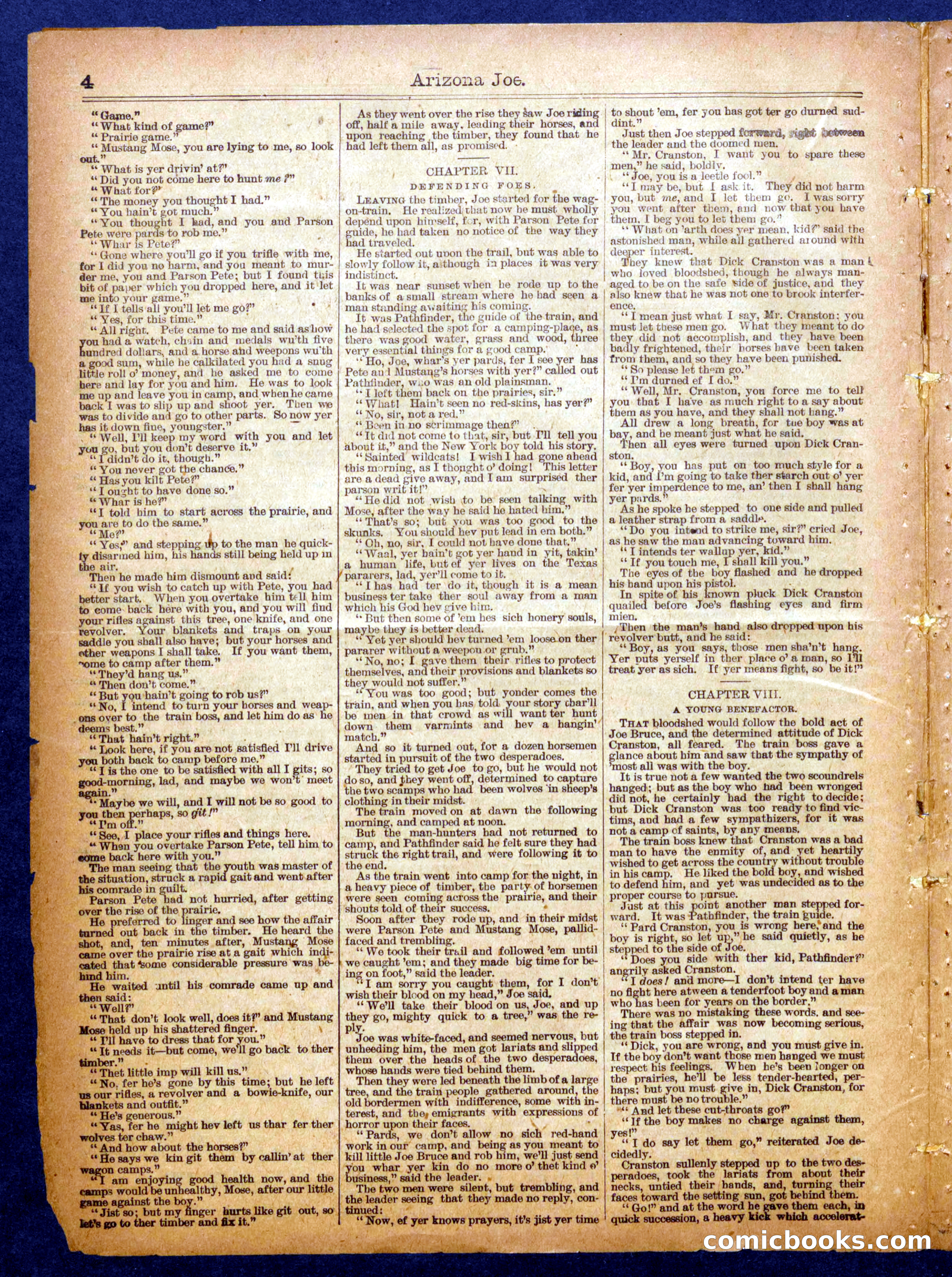 Beadle's Half Dime Library No. 1126 — page 4 of 16