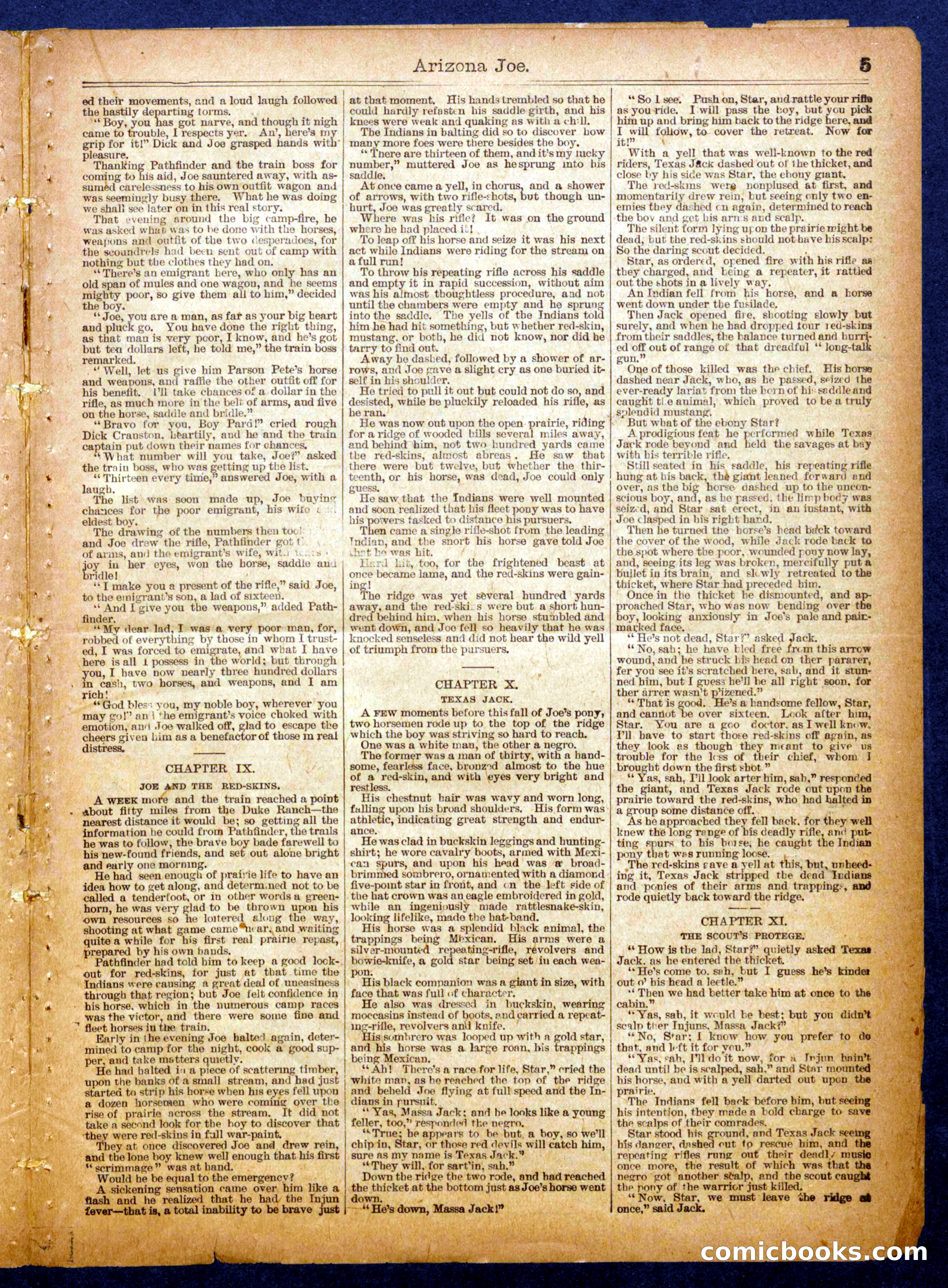 Beadle's Half Dime Library No. 1126 — page 5 of 16
