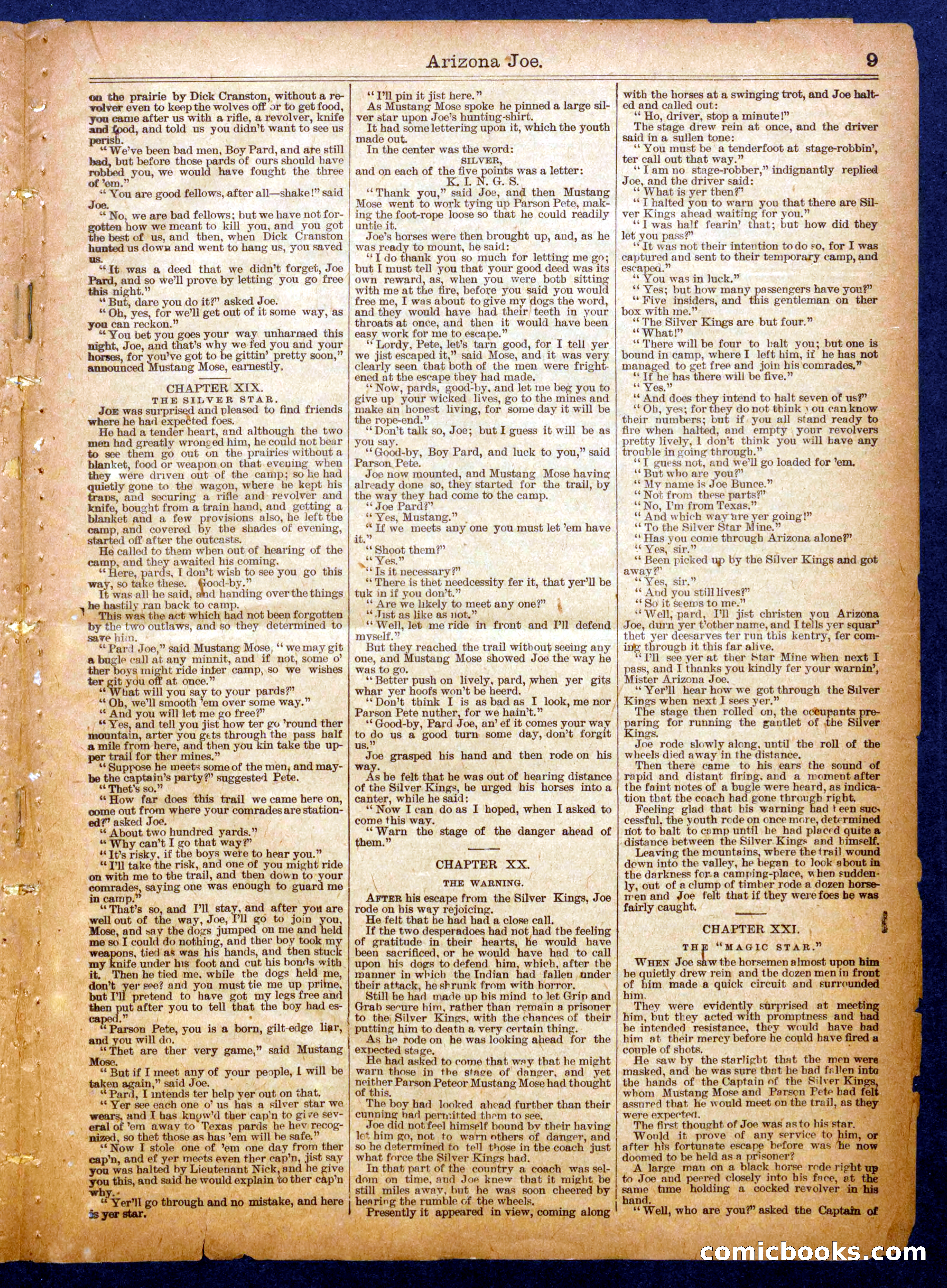 Beadle's Half Dime Library No. 1126 — page 9 of 16
