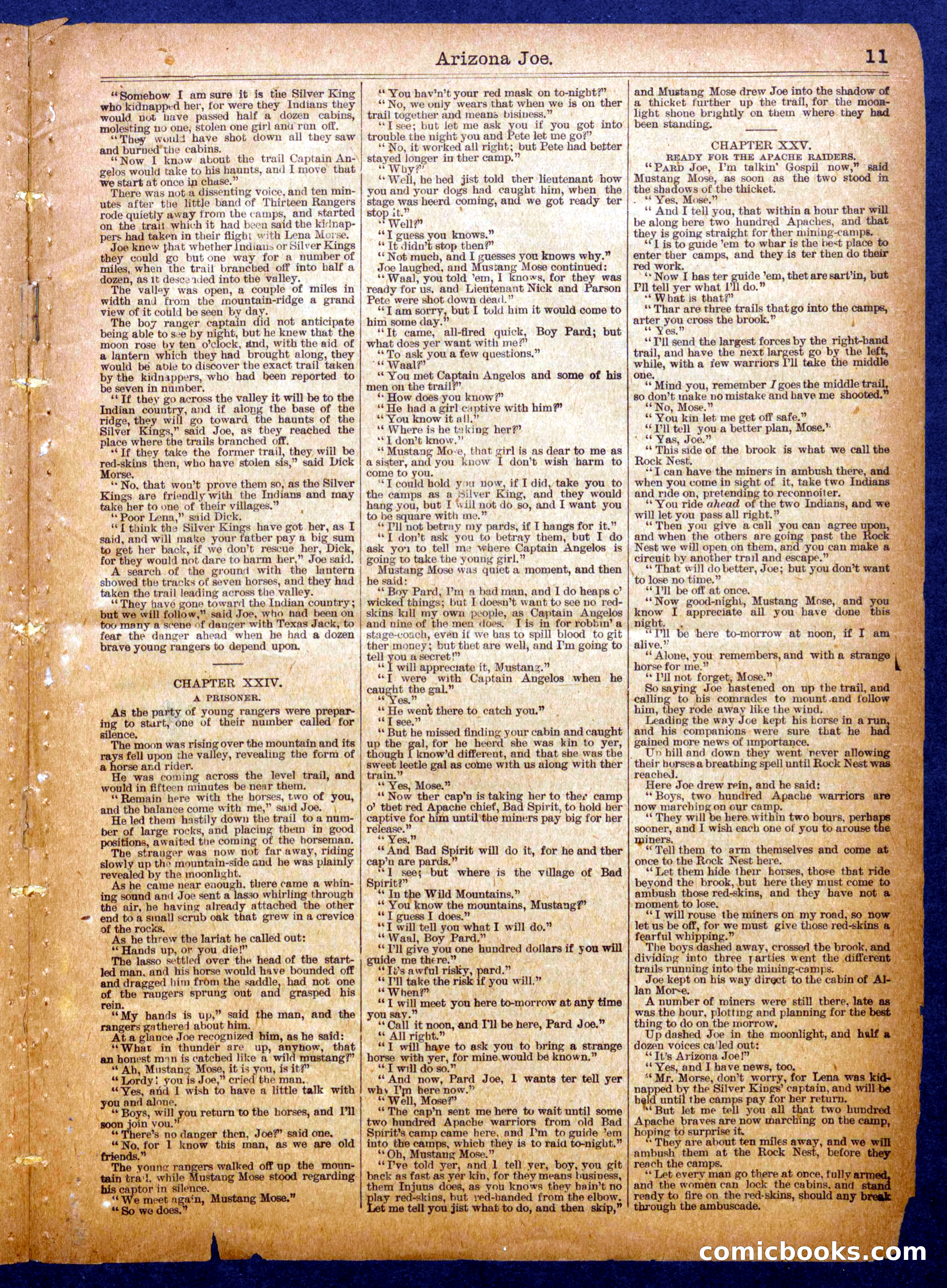 Beadle's Half Dime Library No. 1126 — page 11 of 16
