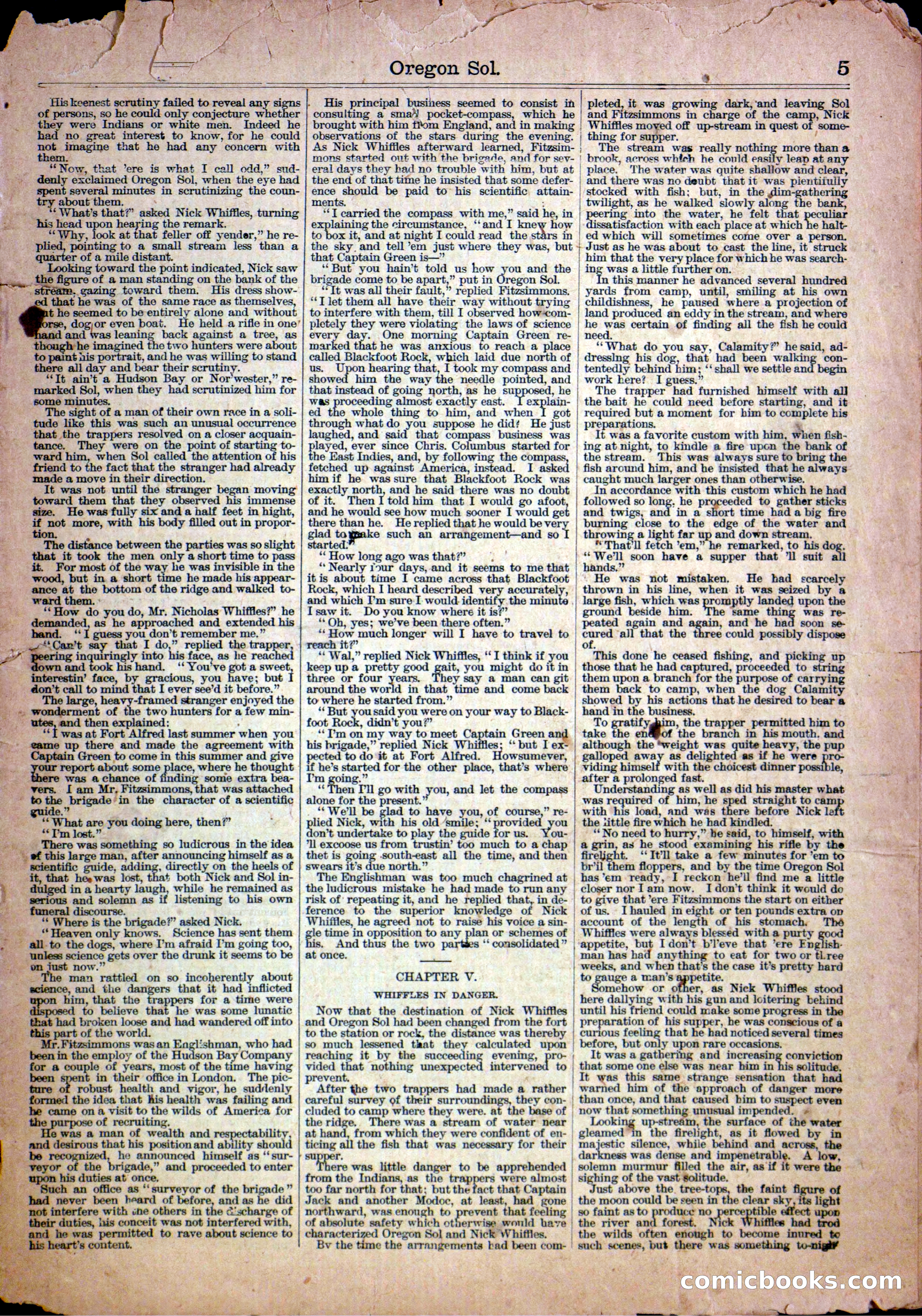 Beadle's Half Dime Library, No. 1140 — page 5 of 16