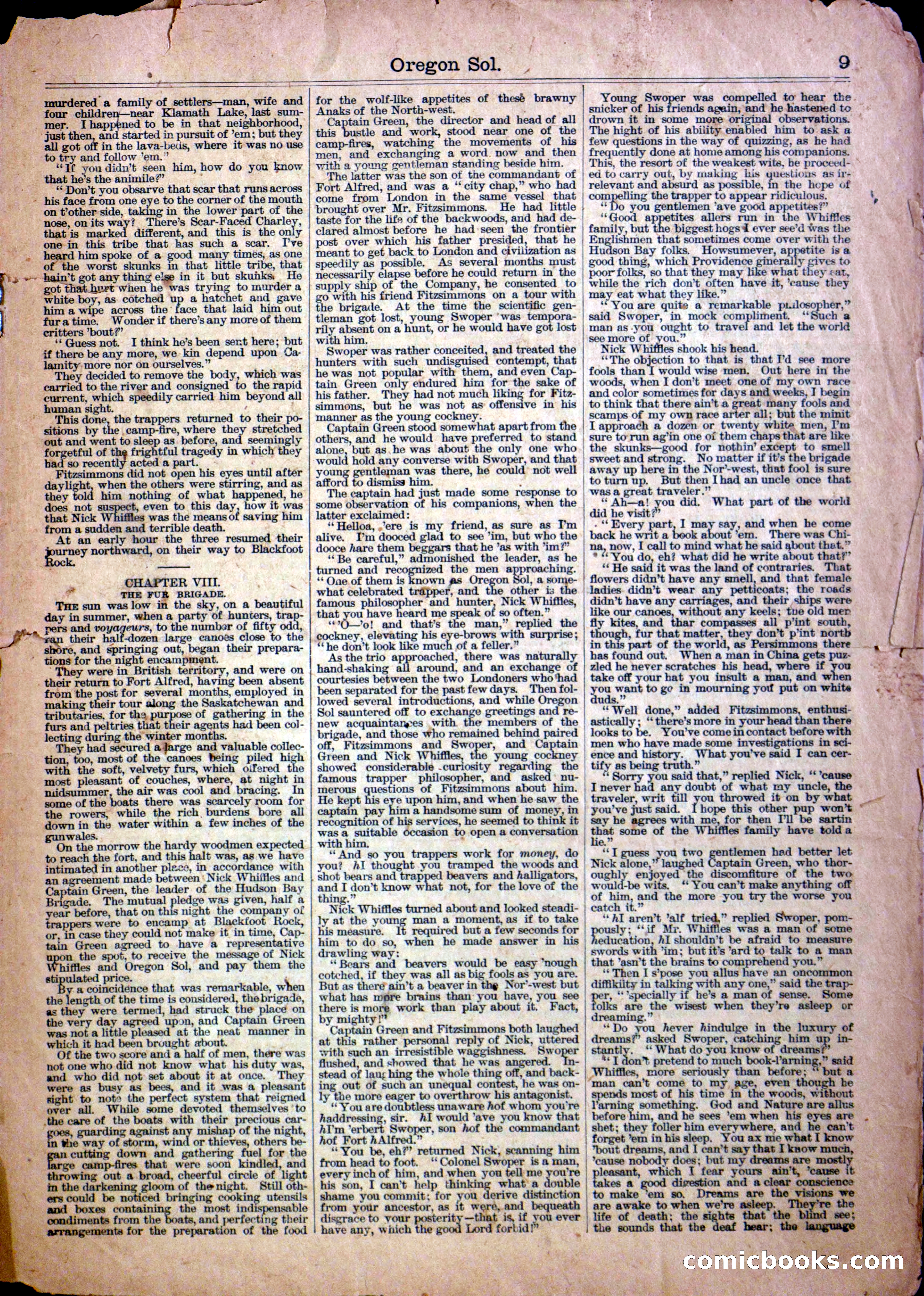 Beadle's Half Dime Library, No. 1140 — page 9 of 16