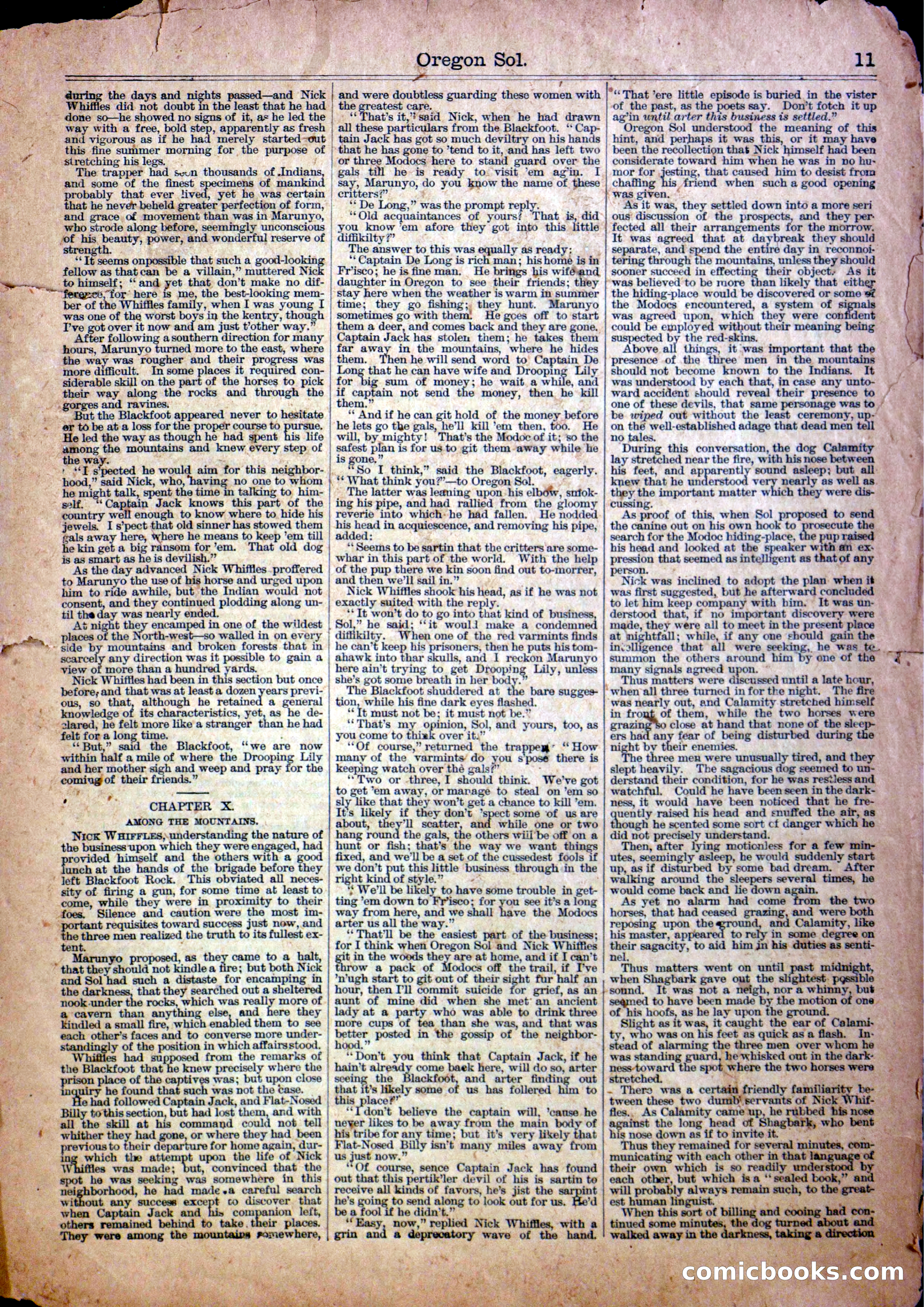 Beadle's Half Dime Library, No. 1140 — page 11 of 16